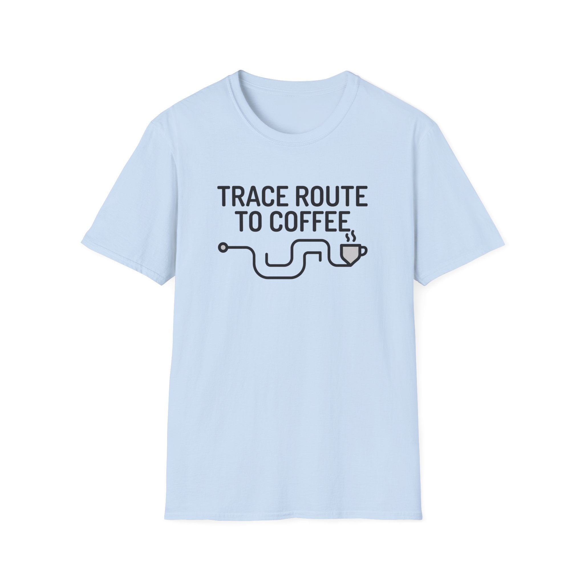 Trace Route to Coffee T-Shirt