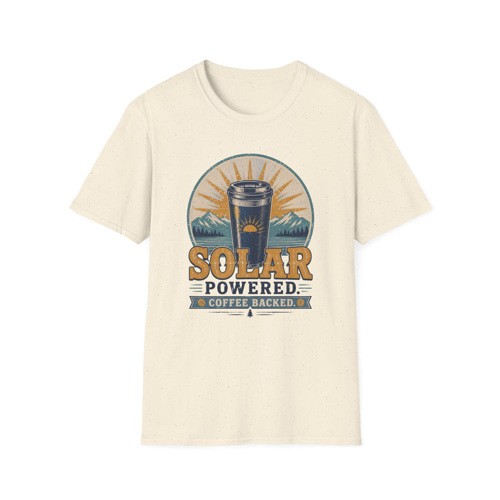 Solar Powered Coffee Backed T-Shirt