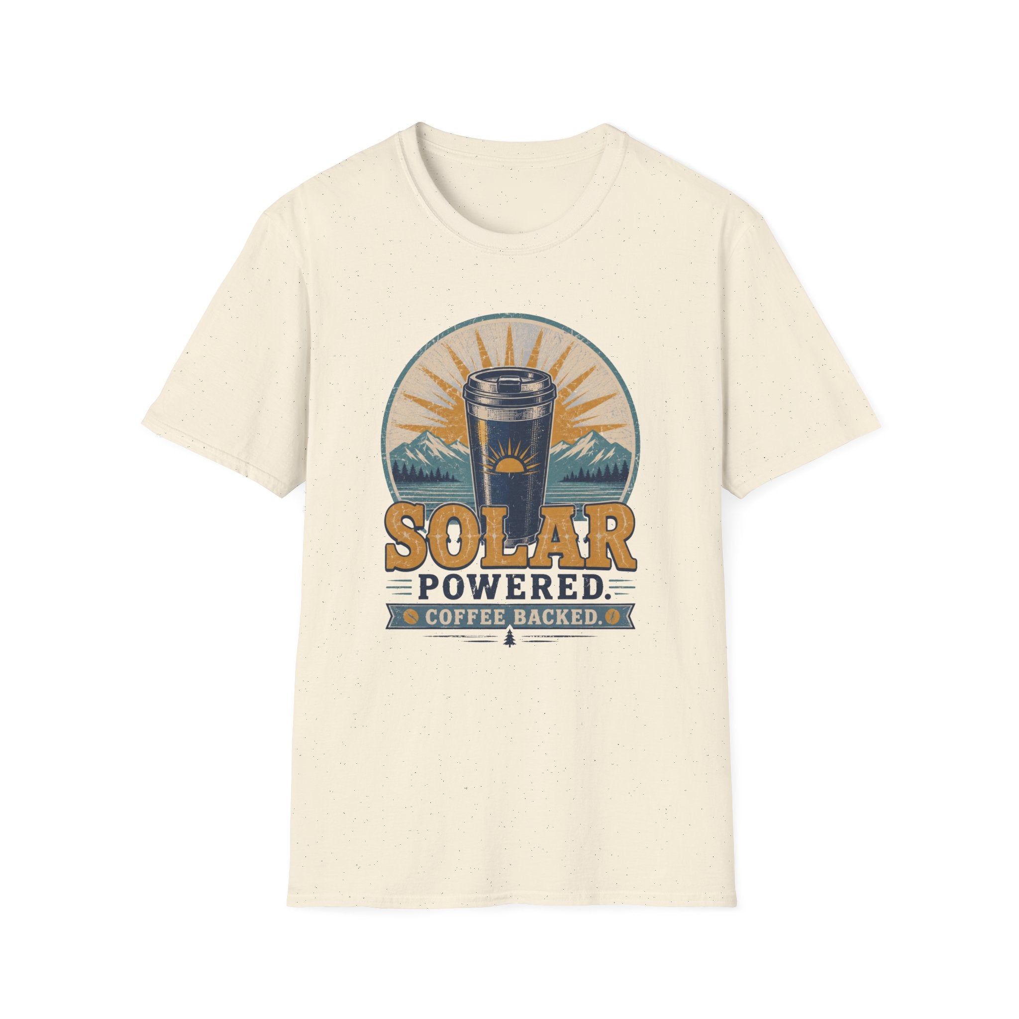 Solar Powered Coffee Backed T-Shirt