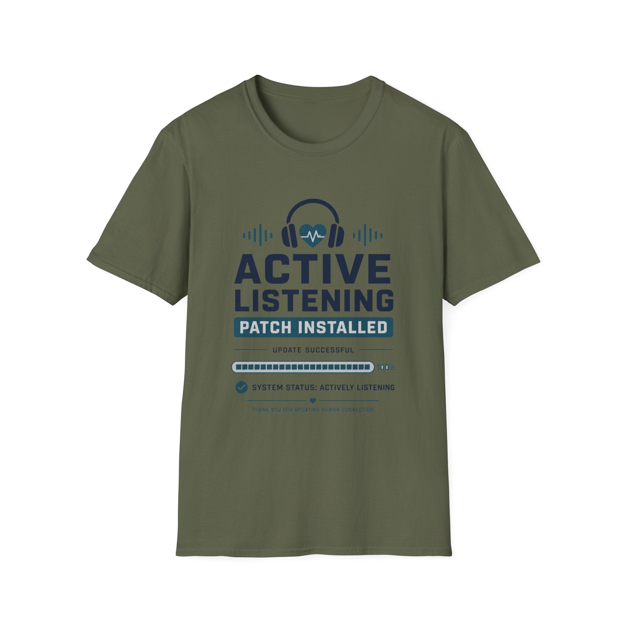 Active Listening Patch Installed T-Shirt