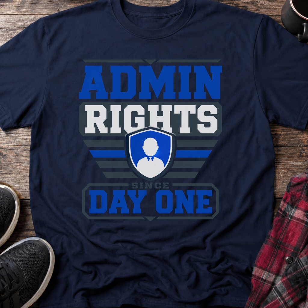 Admin Rights Since Day One T-Shirt