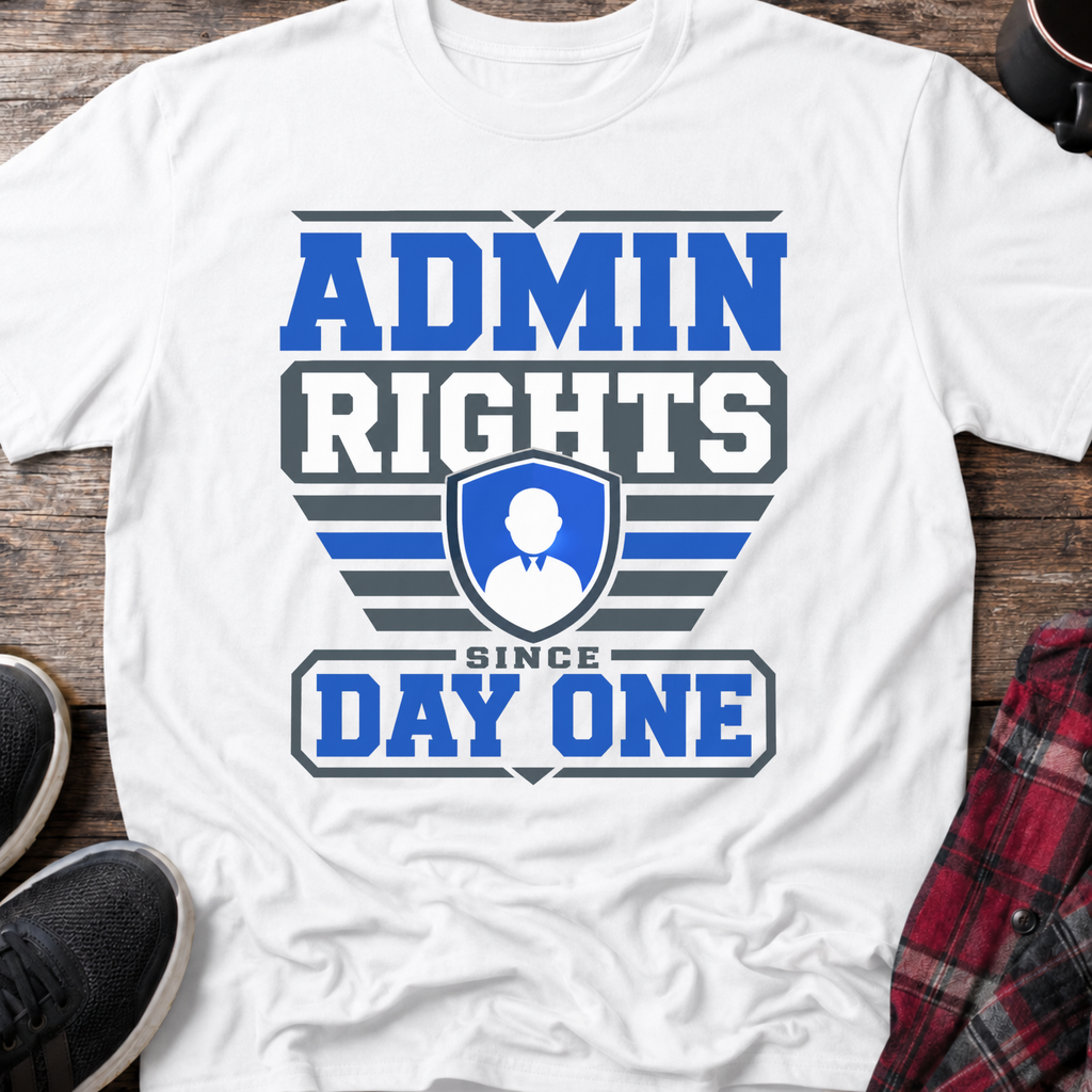Admin Rights Since Day One T-Shirt