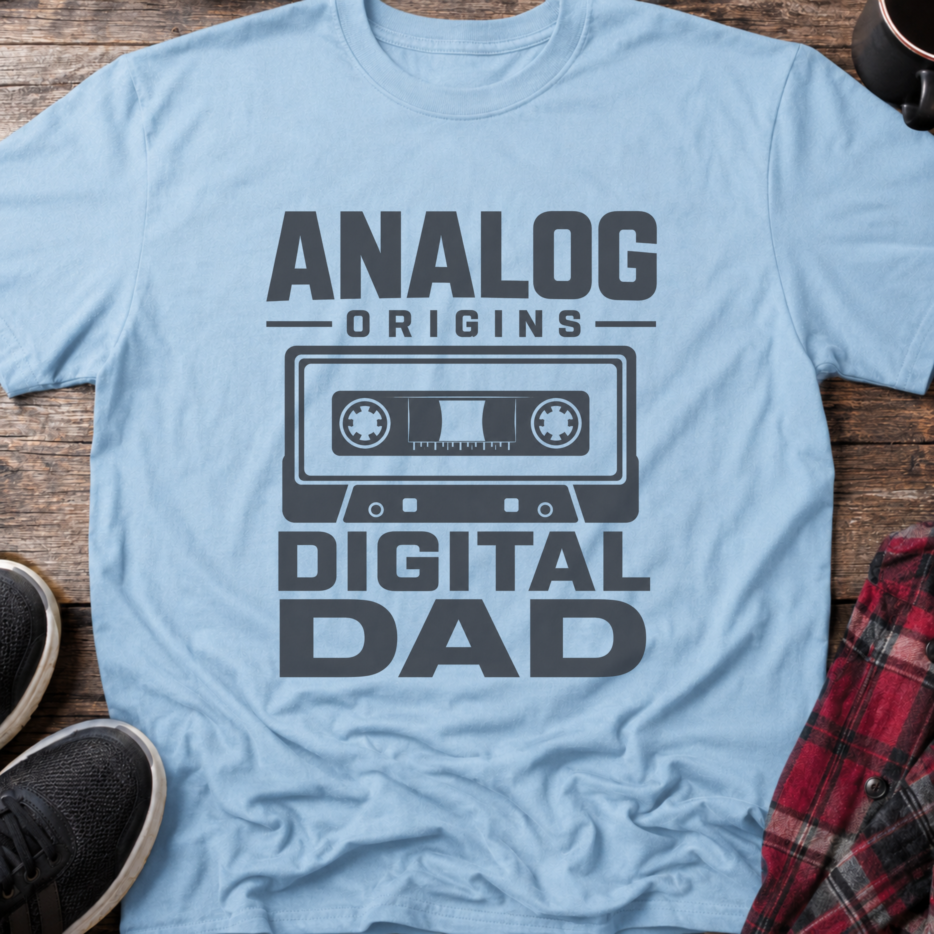 Analog Origins Digital Dad T-Shirt