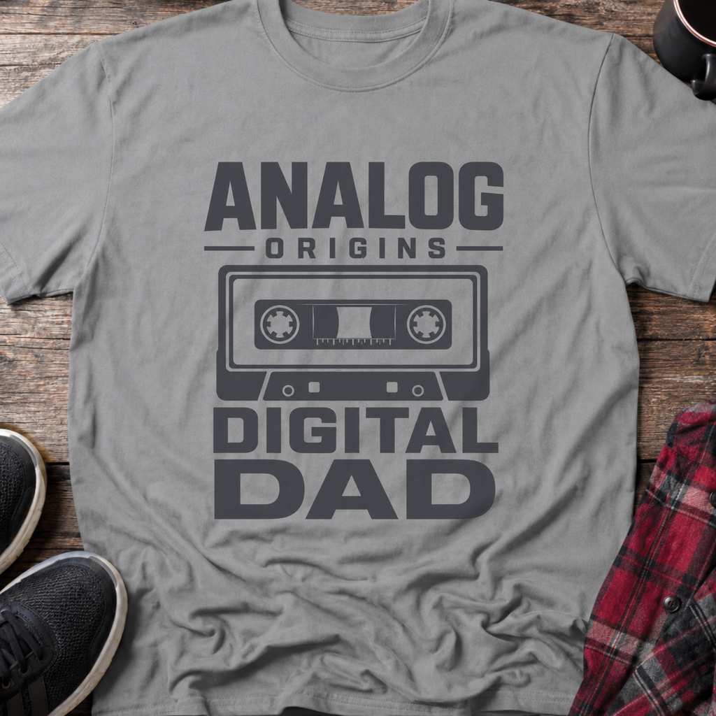 Analog Origins Digital Dad T-Shirt