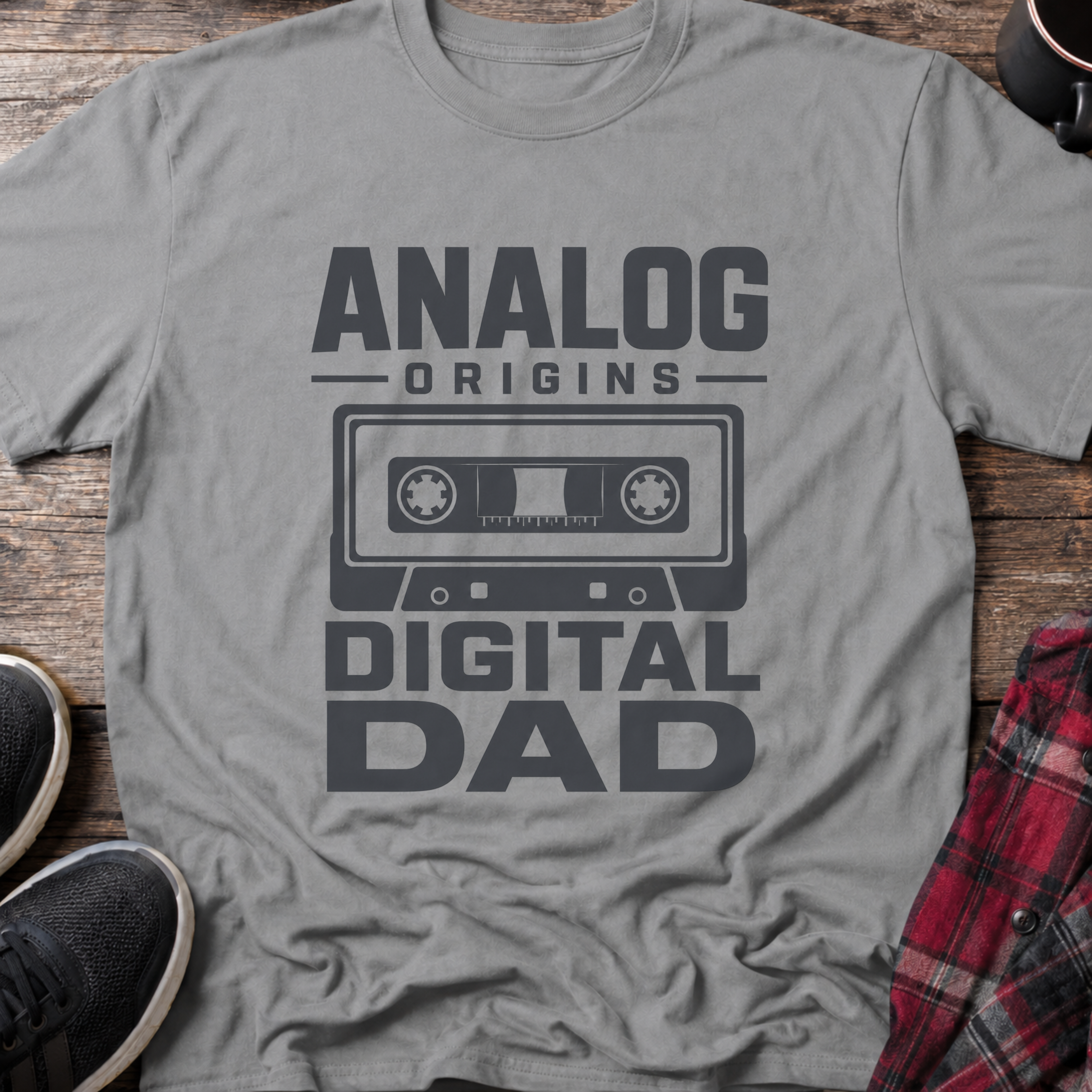 Analog Origins Digital Dad T-Shirt