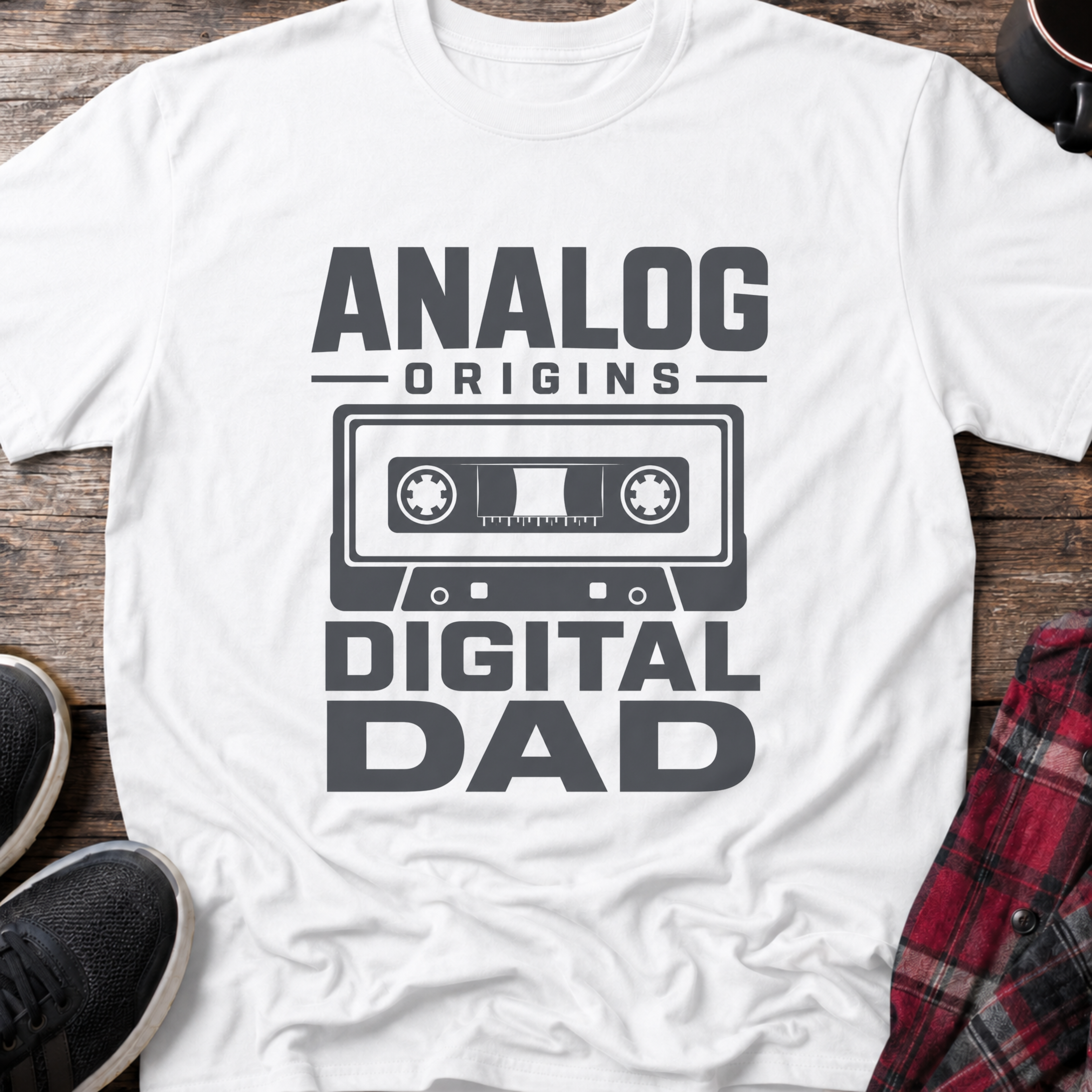 Analog Origins Digital Dad T-Shirt