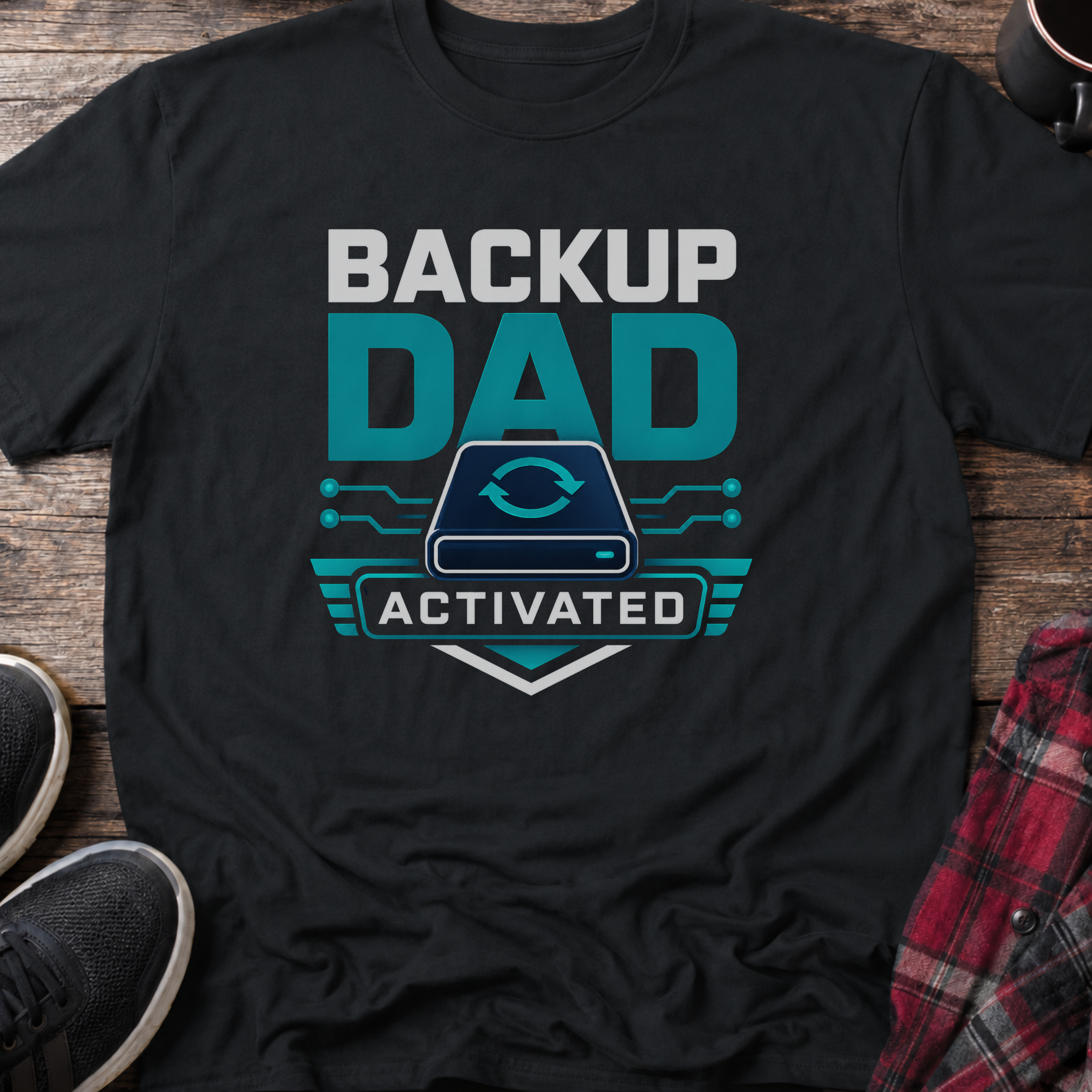 Backup Dad Activated T‑Shirt
