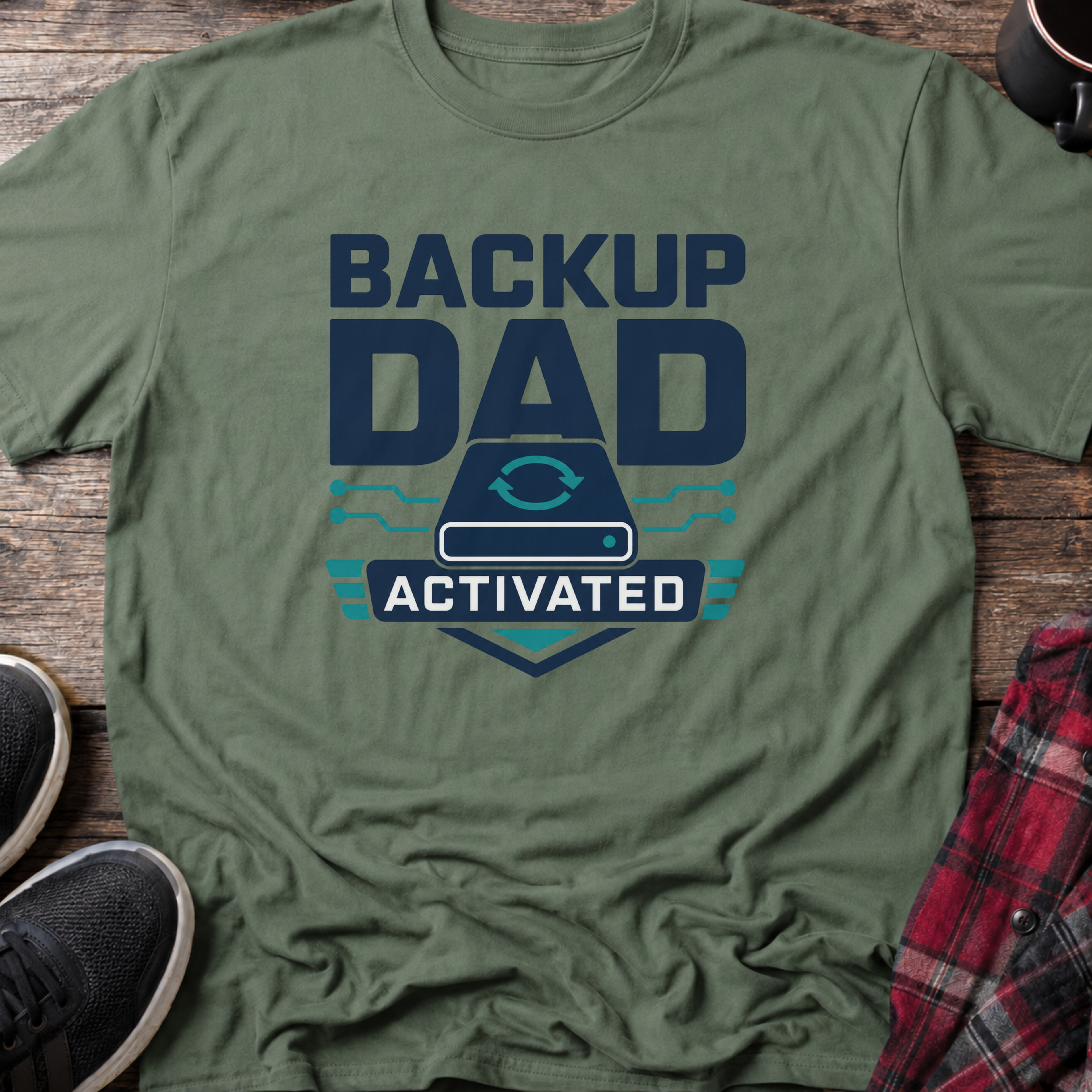 Backup Dad Activated T‑Shirt