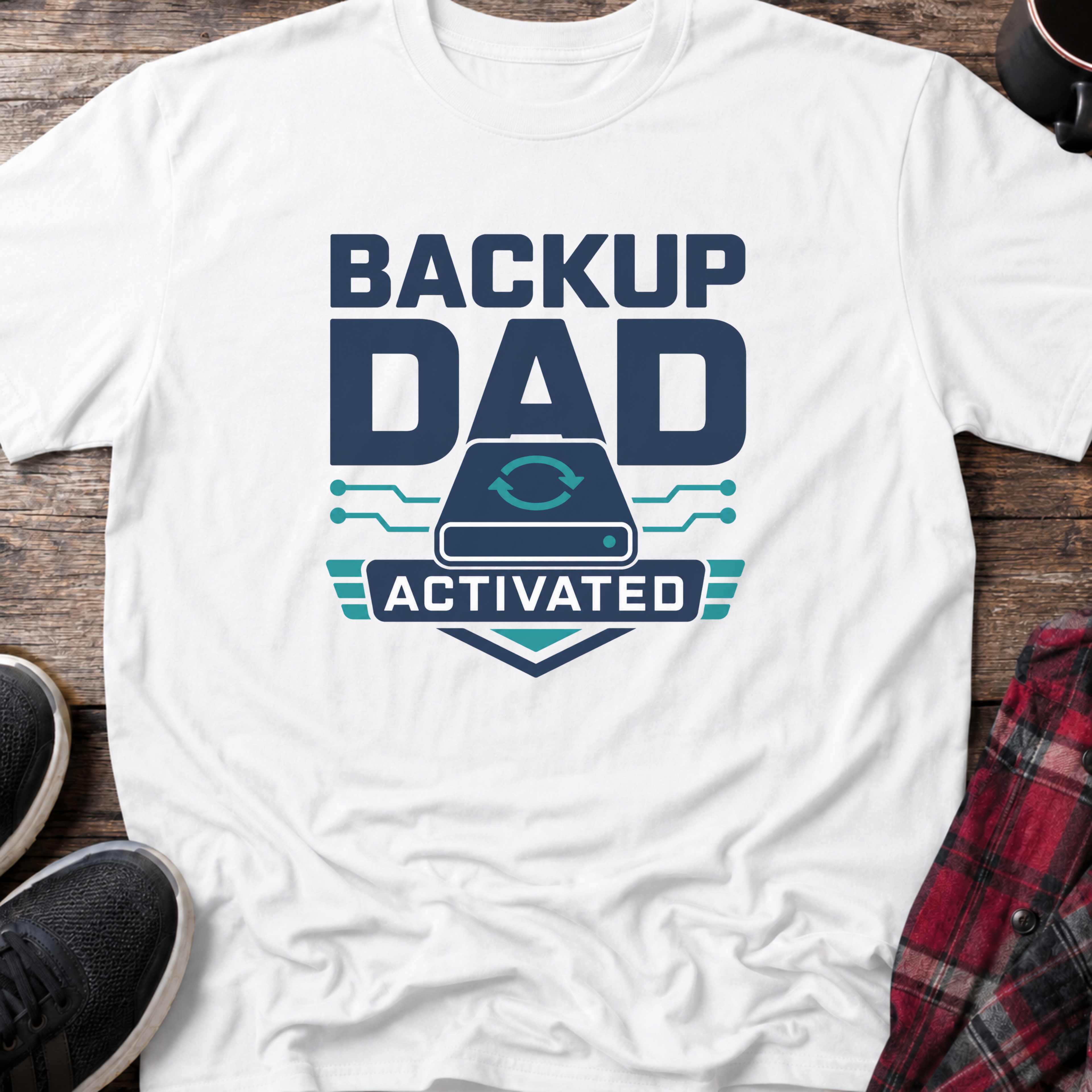 Backup Dad Activated T‑Shirt