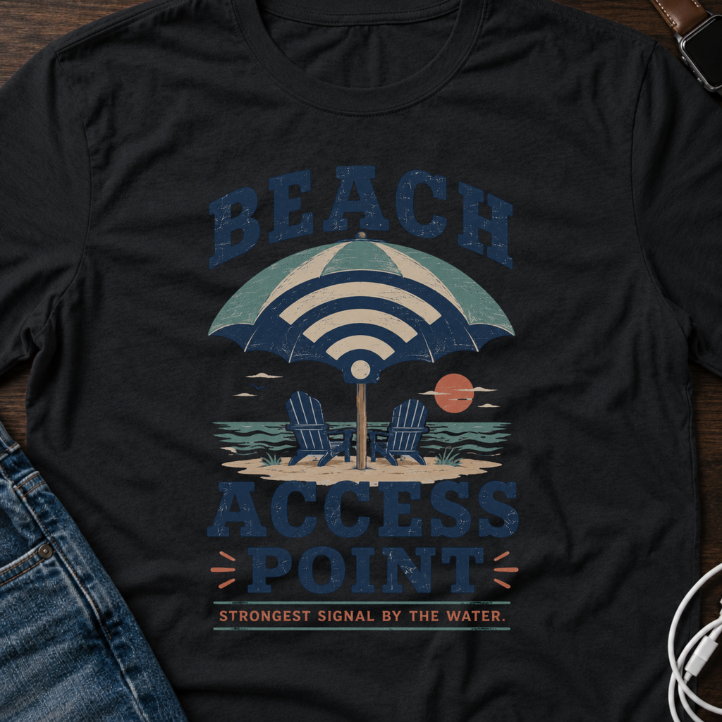 Beach Access Point T-Shirt
