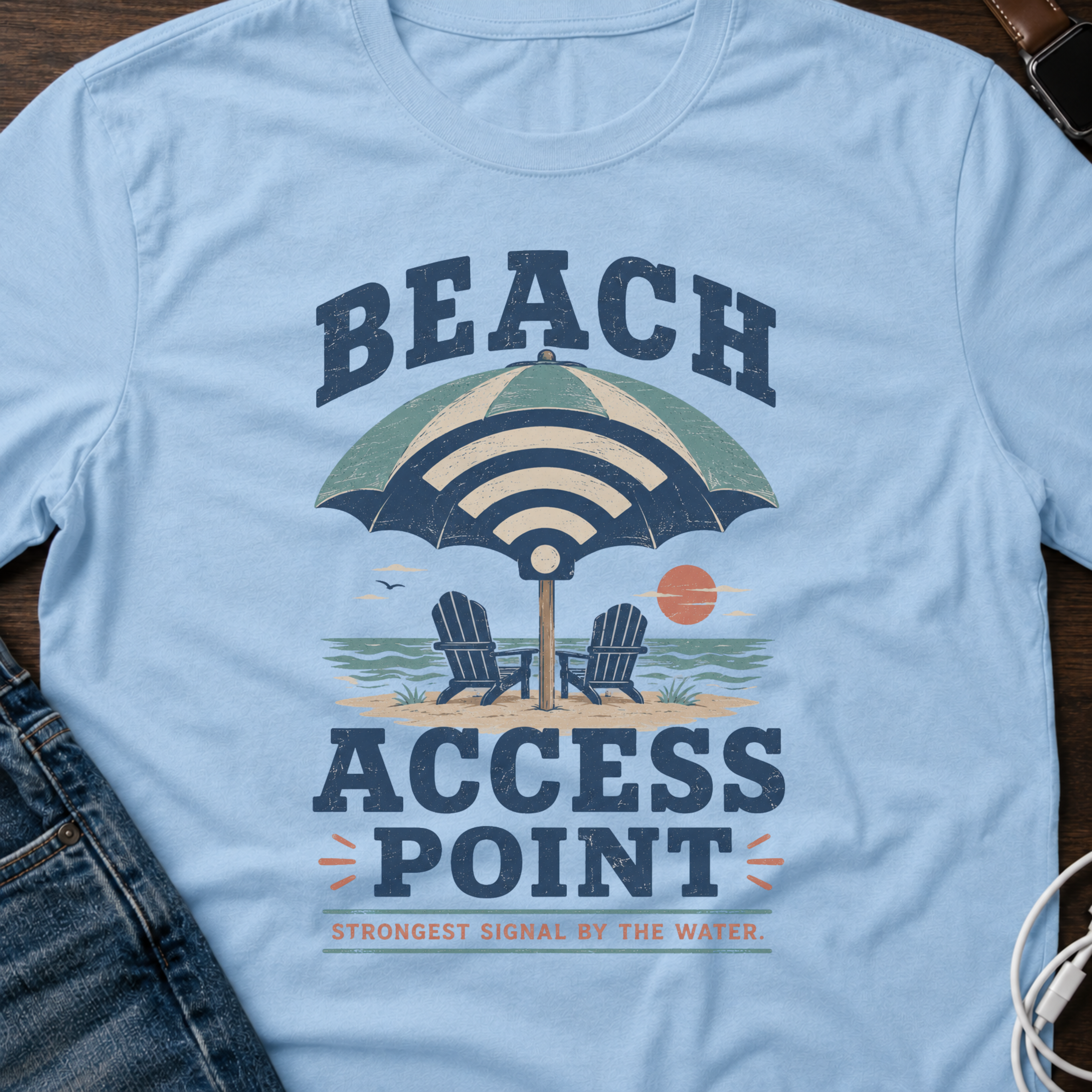 Beach Access Point T-Shirt