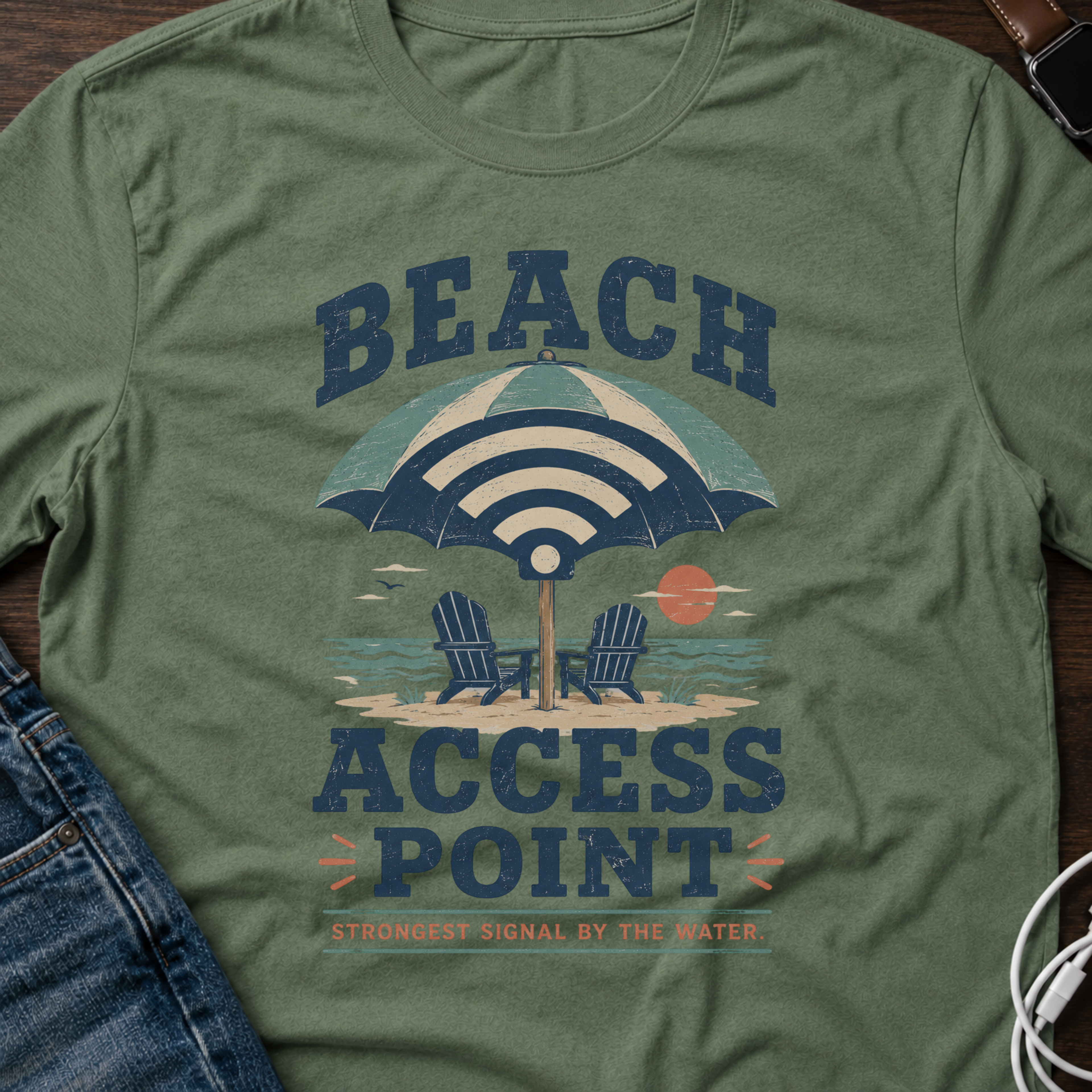 Beach Access Point T-Shirt