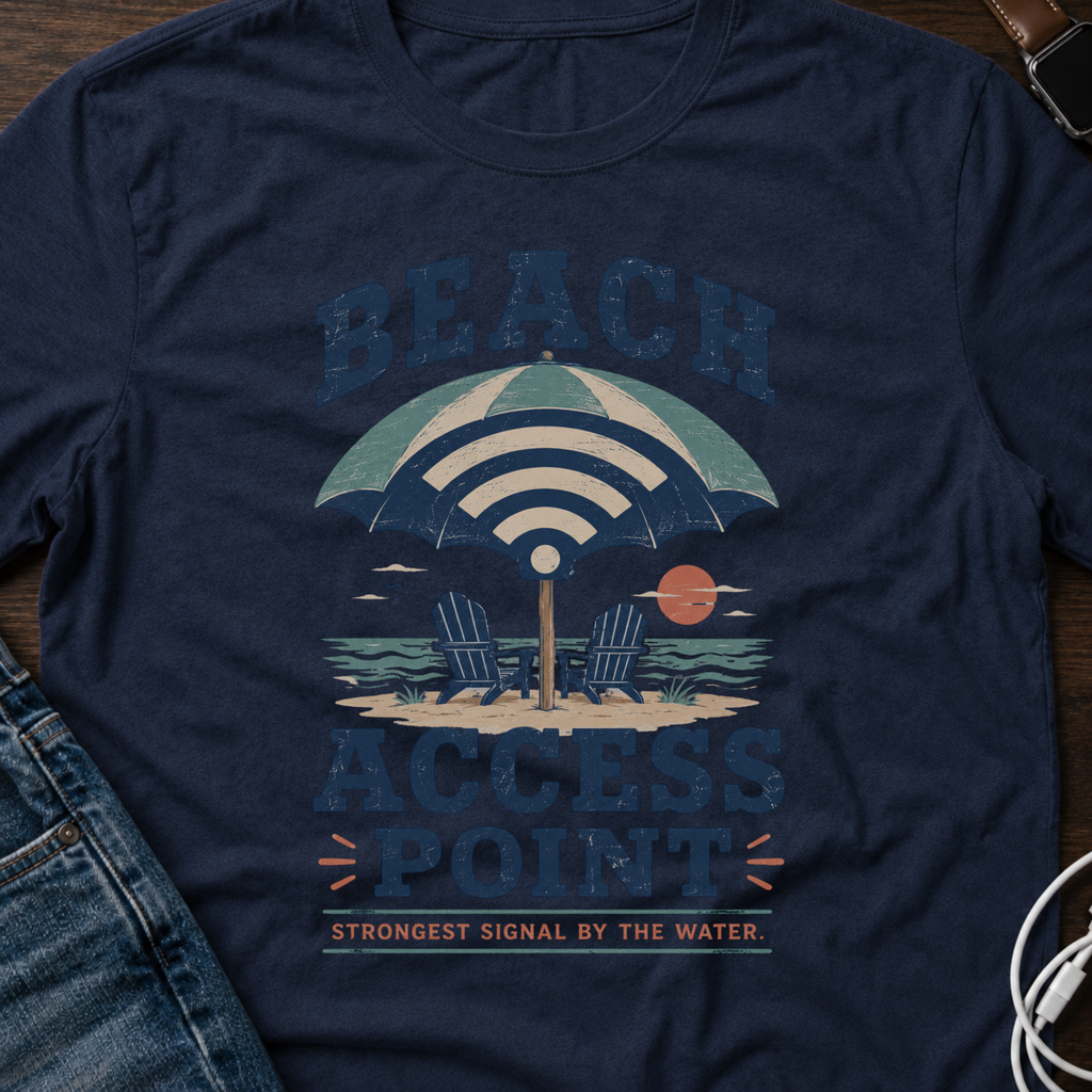 Beach Access Point T-Shirt
