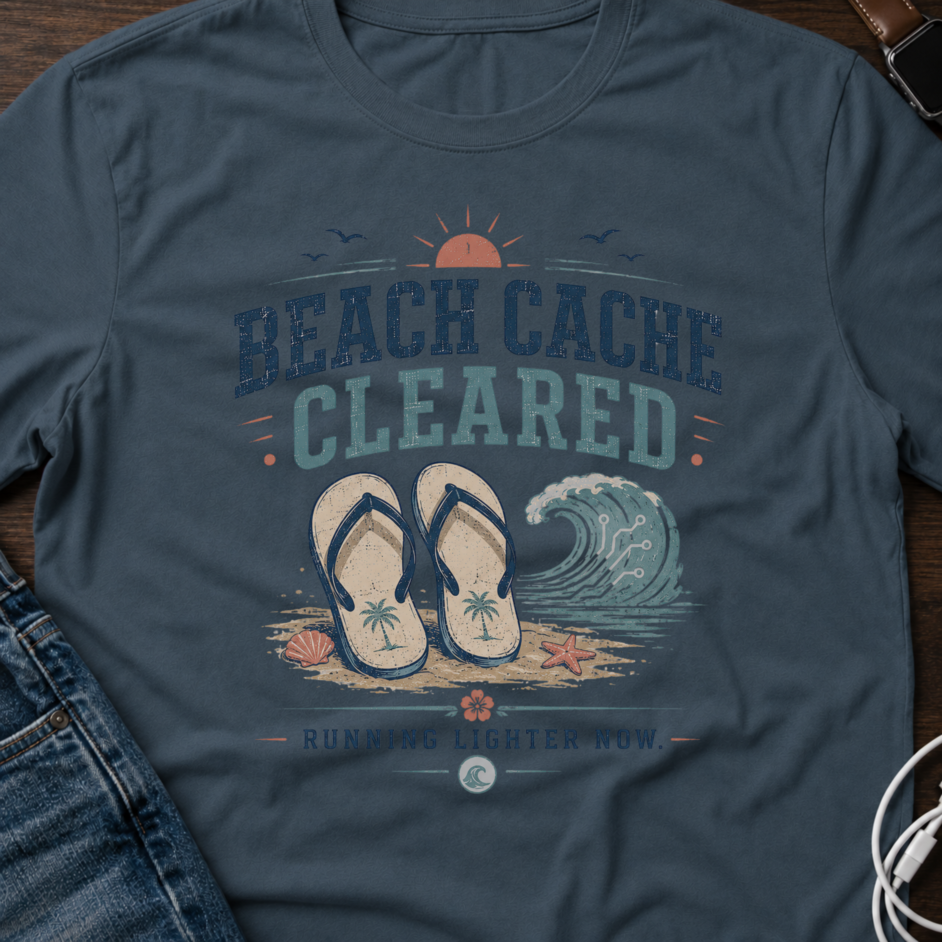 Beach Cache Cleared T-Shirt