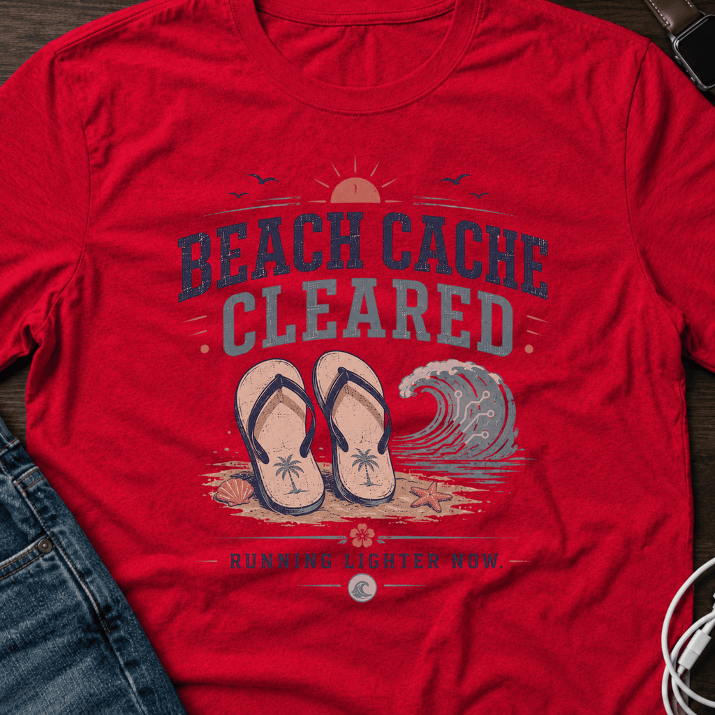 Beach Cache Cleared T-Shirt