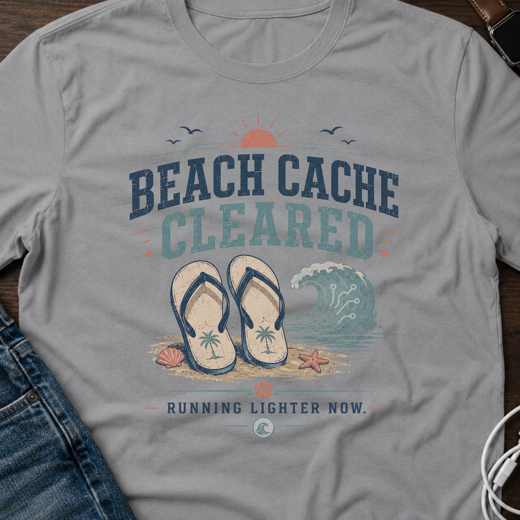 Beach Cache Cleared T-Shirt
