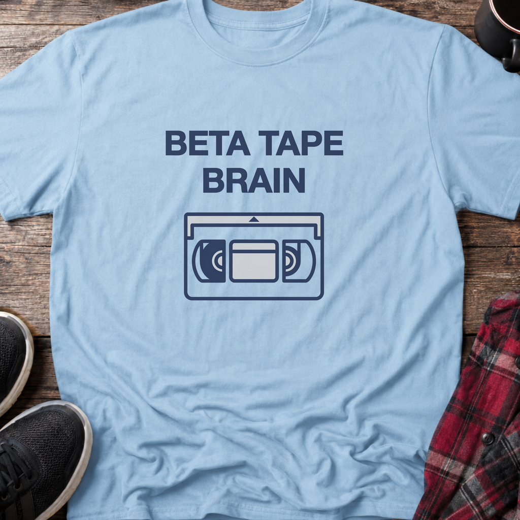 Beta Tape Brain T-Shirt