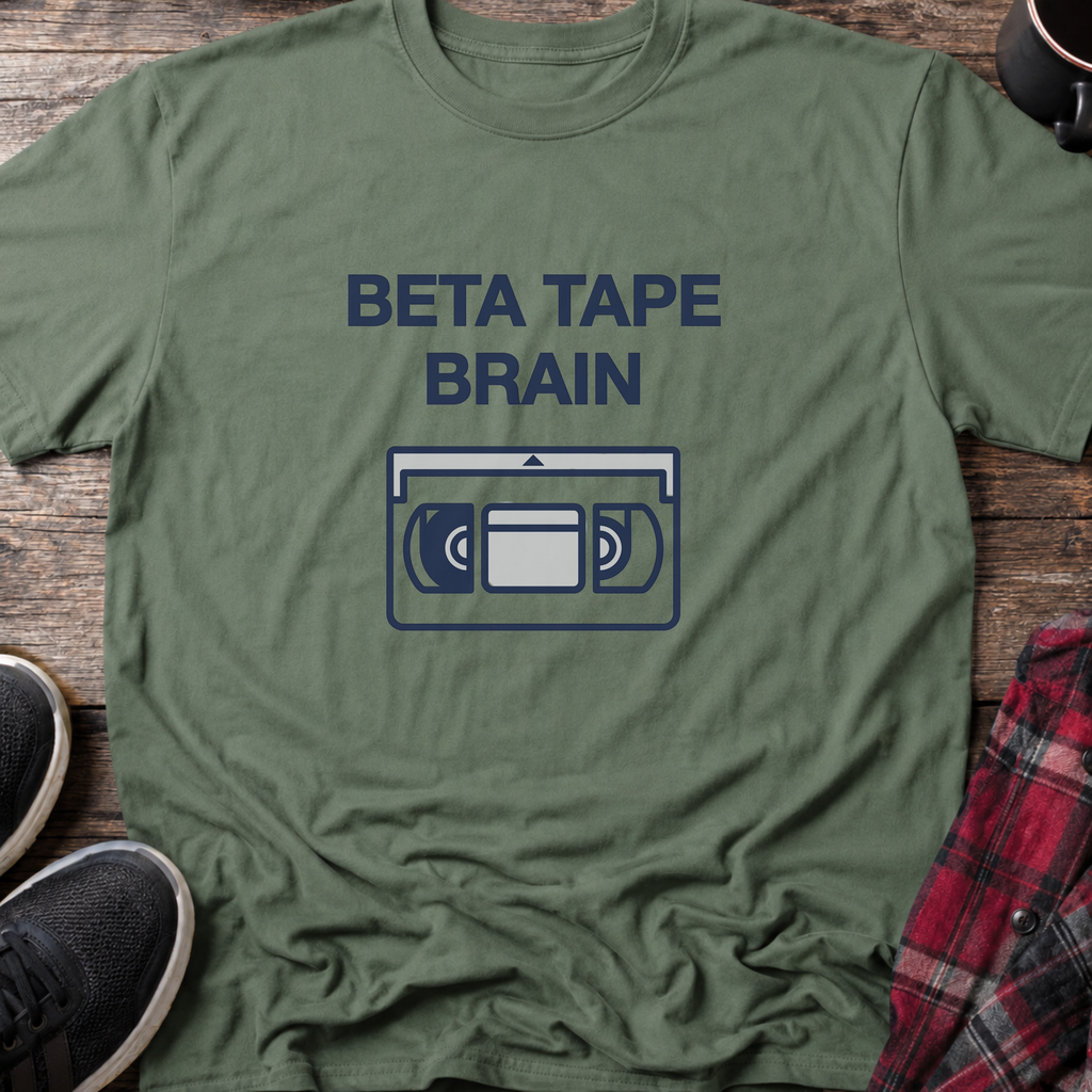 Beta Tape Brain T-Shirt