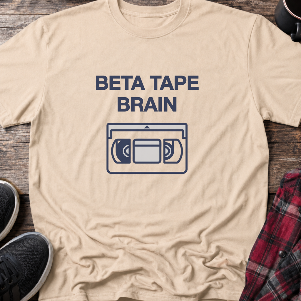 Beta Tape Brain T-Shirt