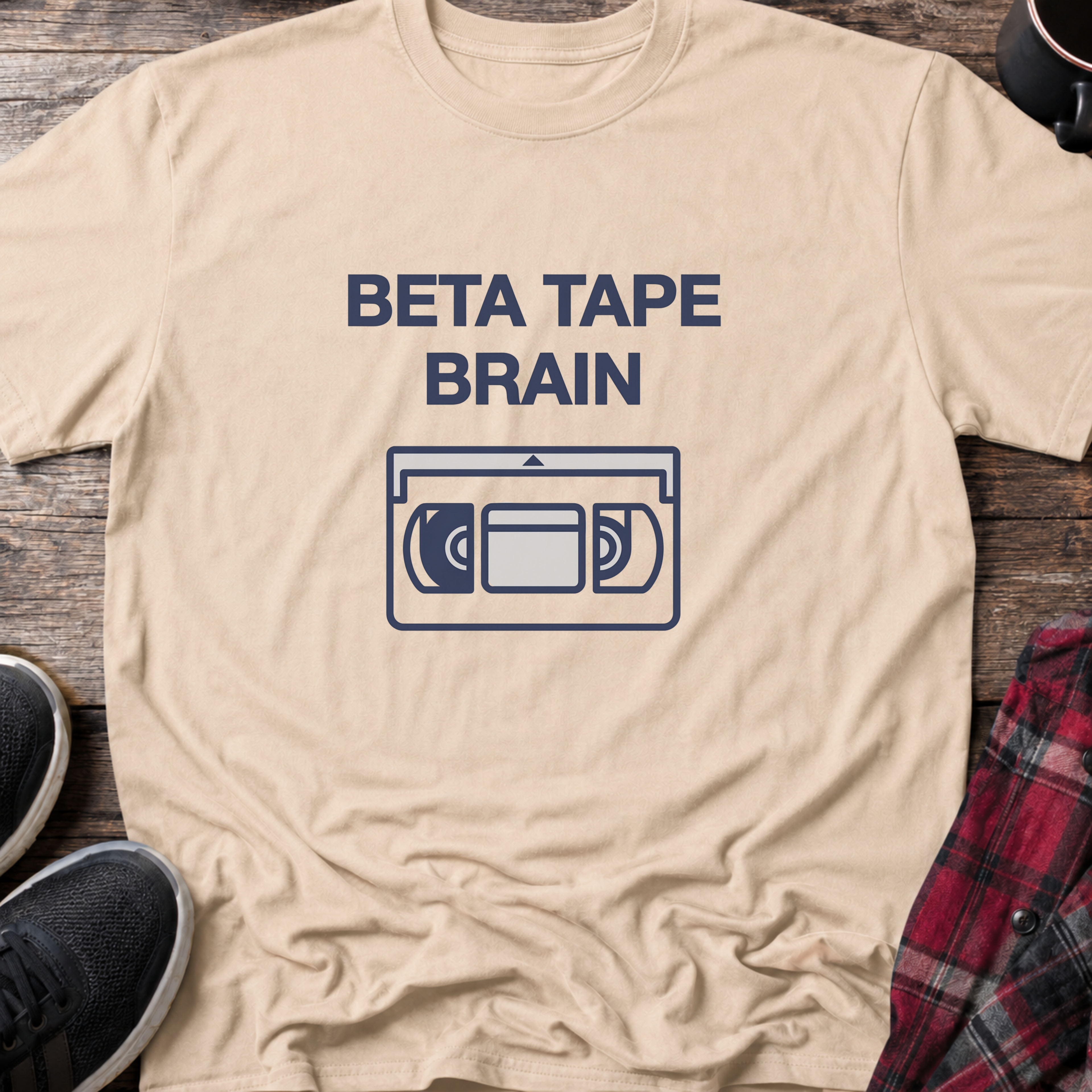 Beta Tape Brain T-Shirt