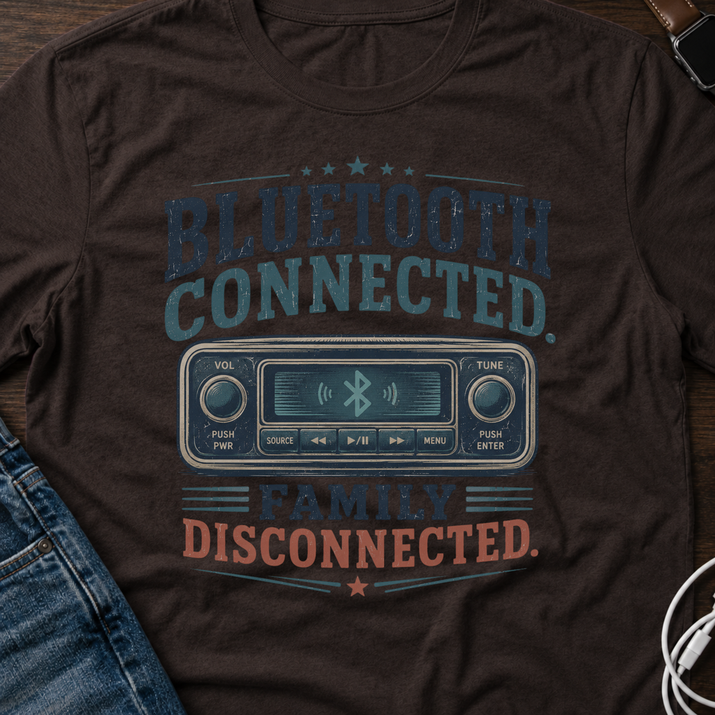 Bluetooth Connected, Family Disconnected T-Shirt