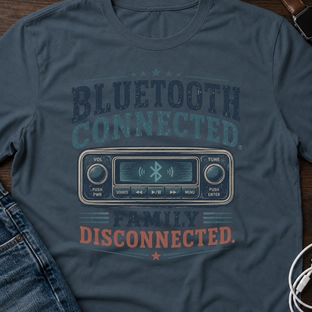 Bluetooth Connected, Family Disconnected T-Shirt