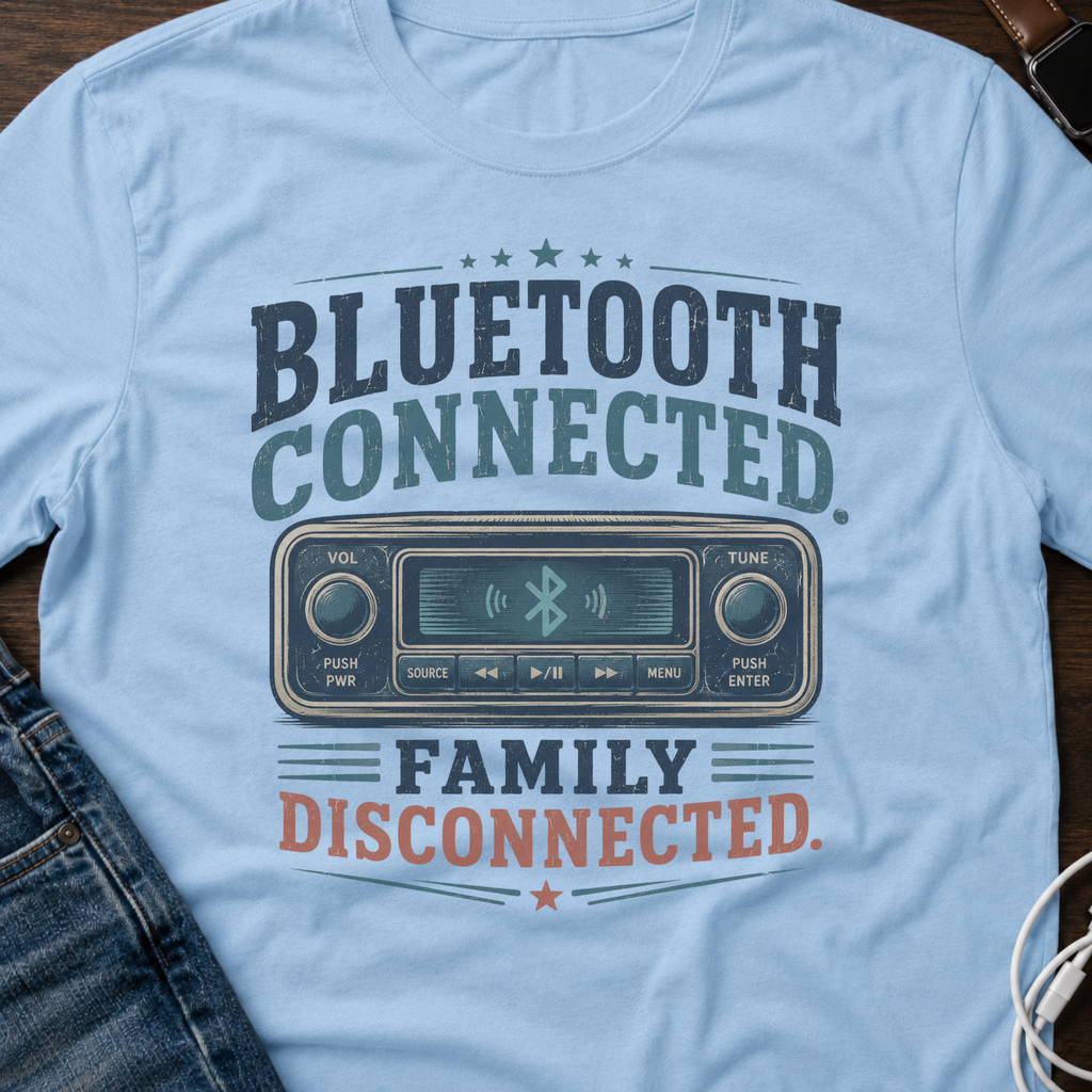 Bluetooth Connected, Family Disconnected T-Shirt