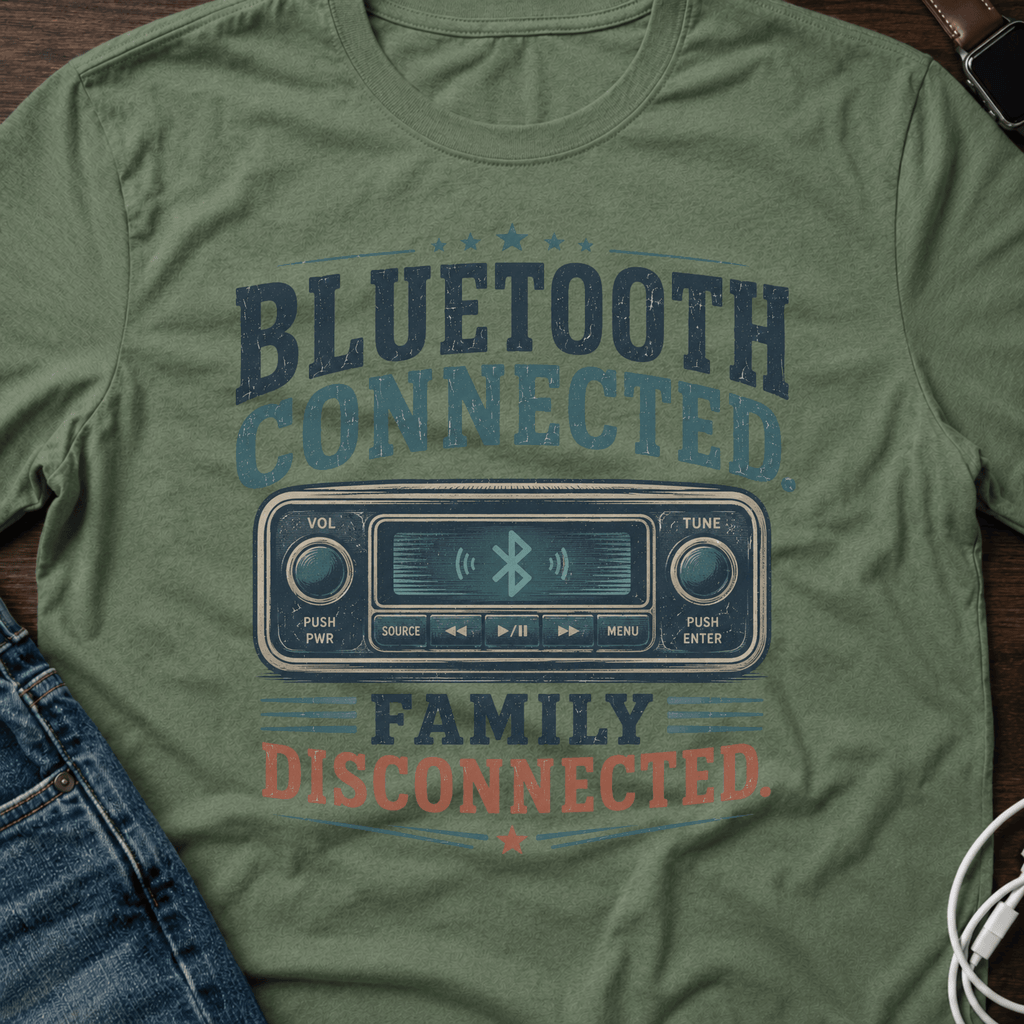 Bluetooth Connected, Family Disconnected T-Shirt