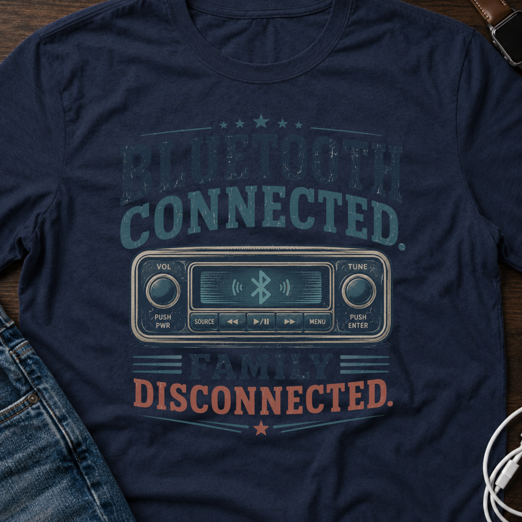 Bluetooth Connected, Family Disconnected T-Shirt
