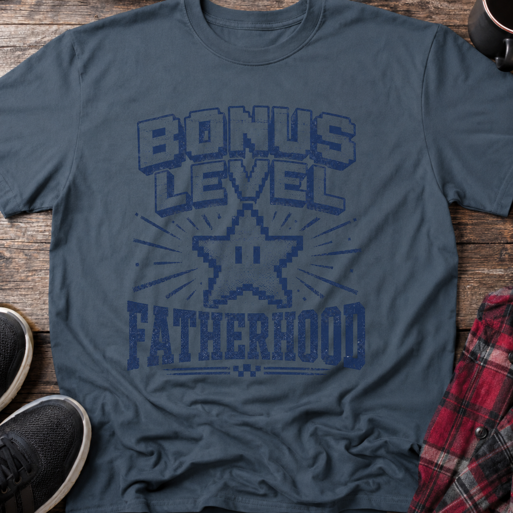 Bonus Level Fatherhood T-Shirt