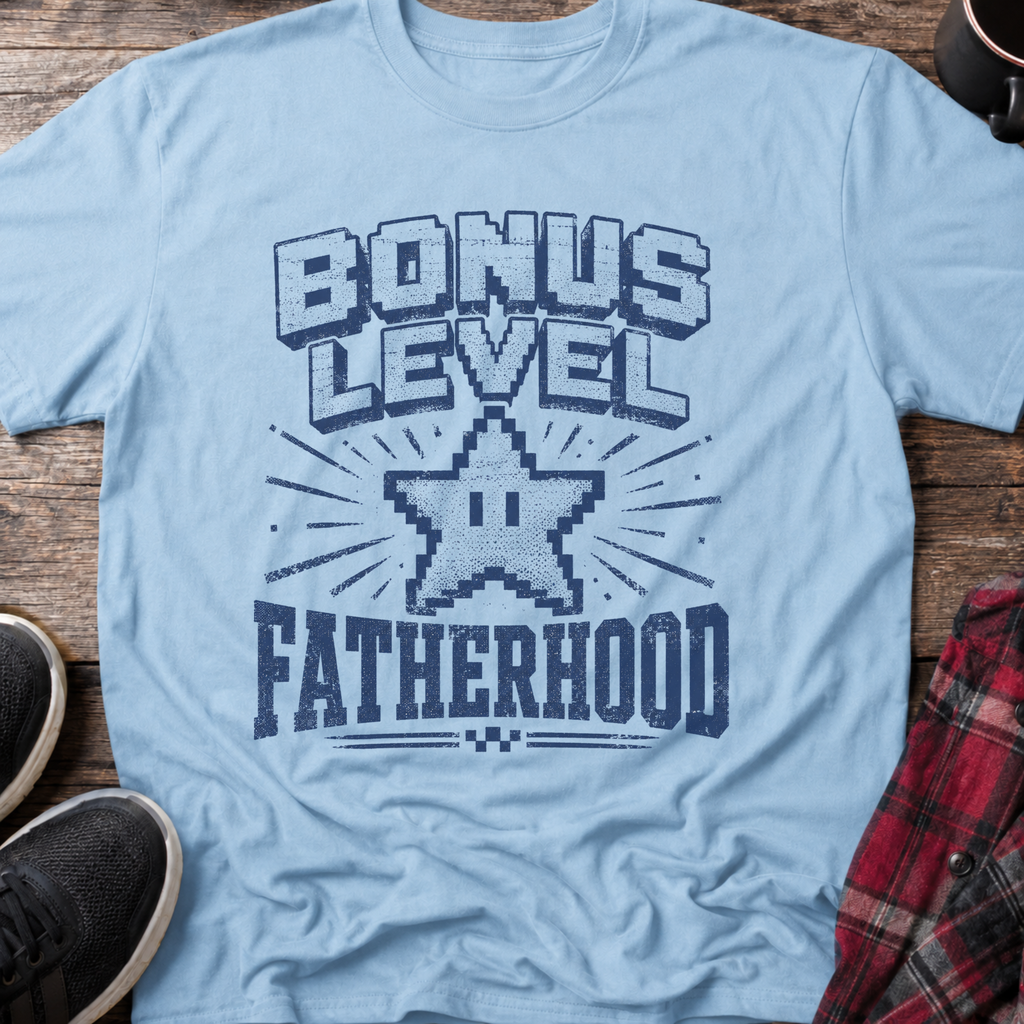 Bonus Level Fatherhood T-Shirt