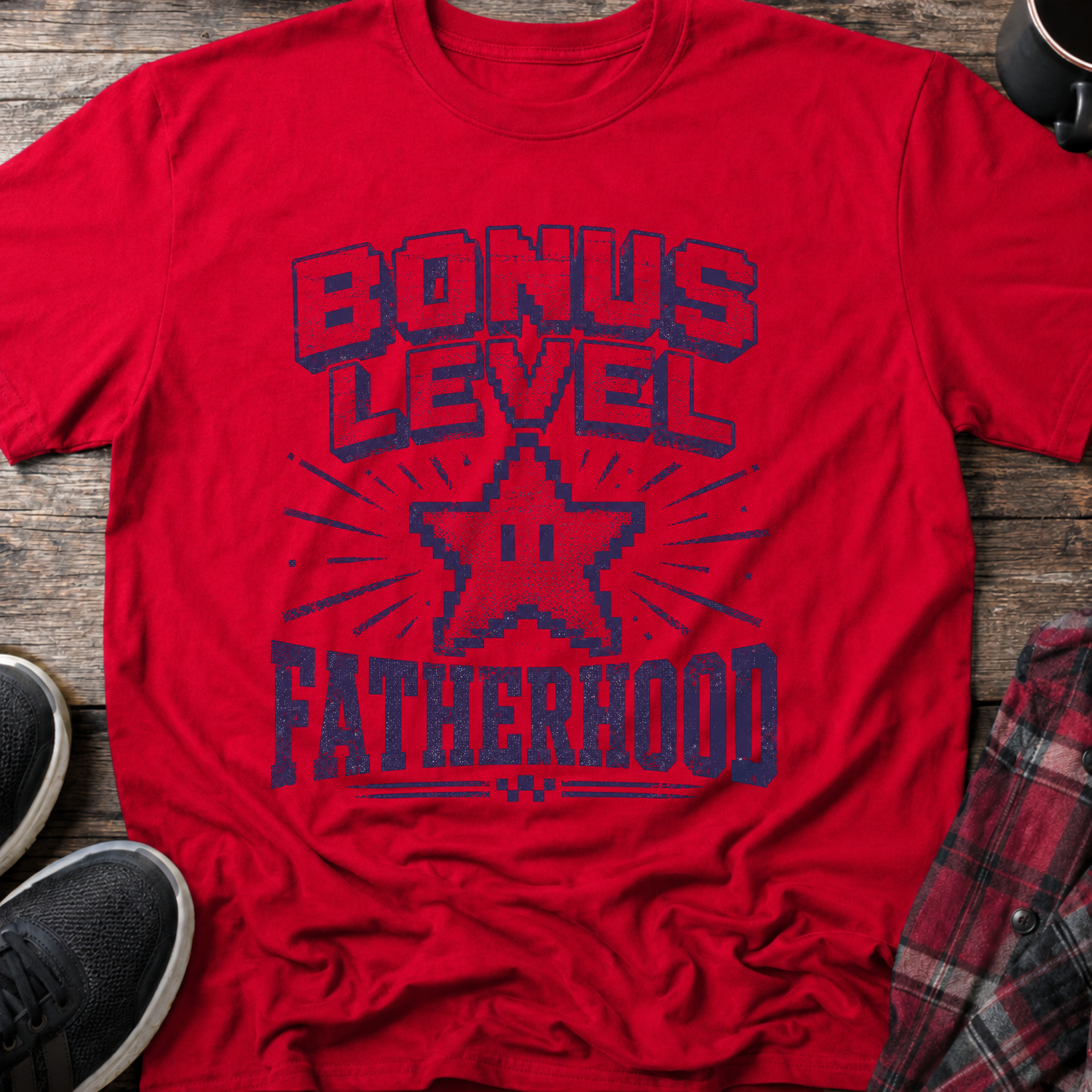 Bonus Level Fatherhood T-Shirt