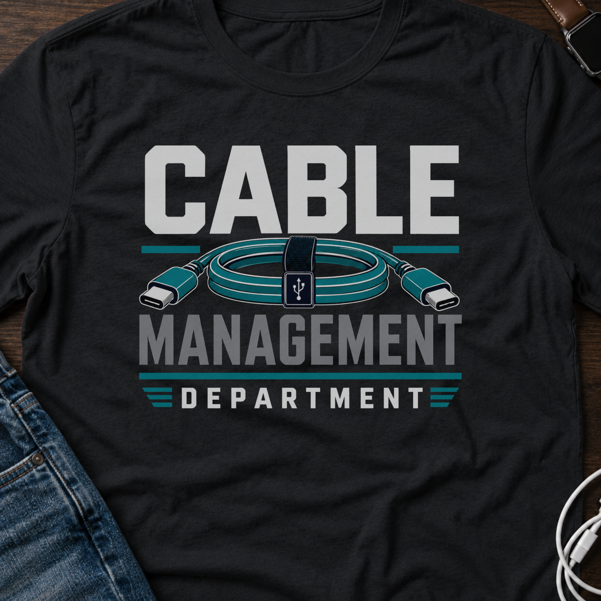 Cable Management Department T-Shirt
