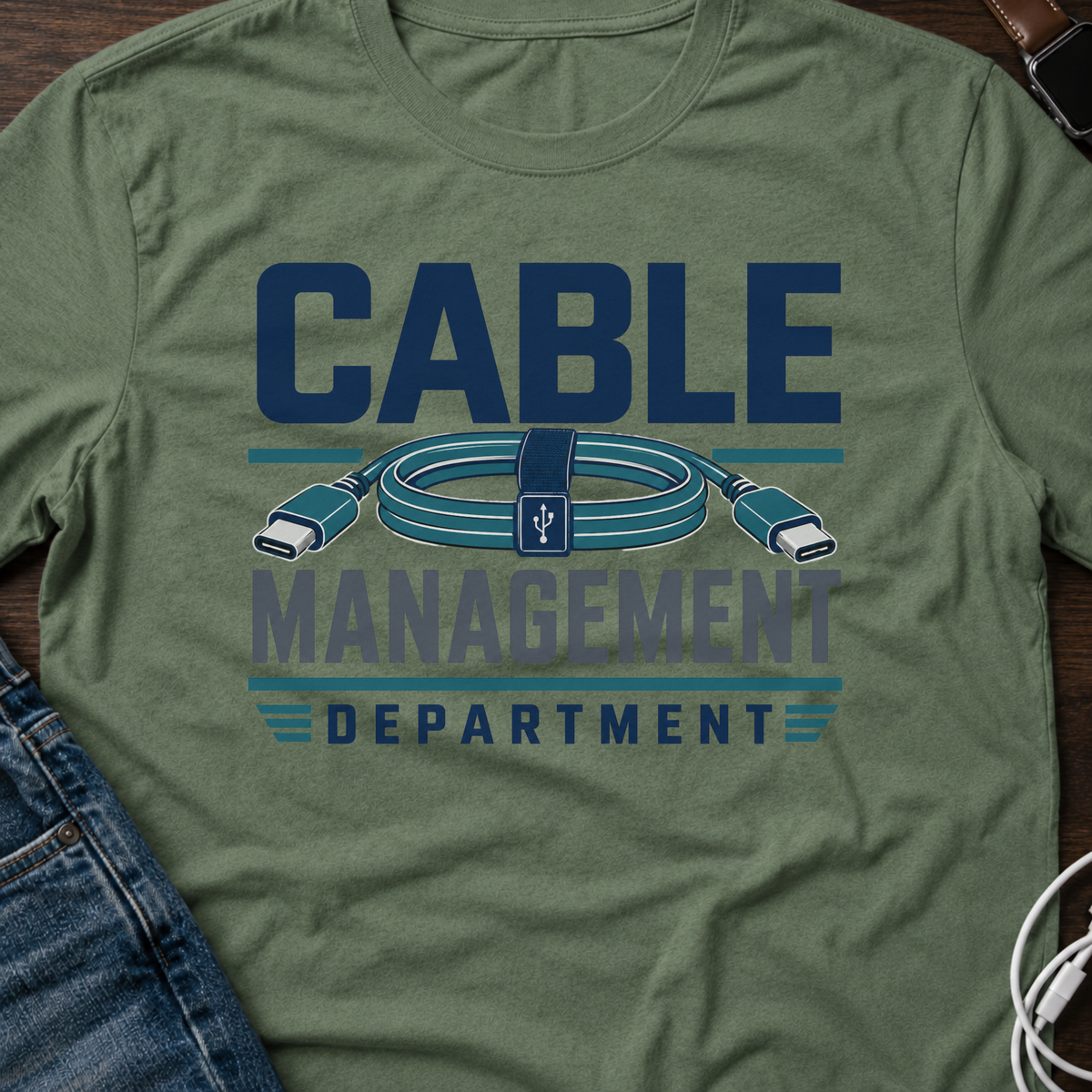 Cable Management Department T-Shirt