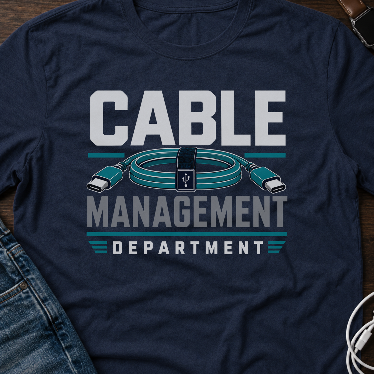 Cable Management Department T-Shirt