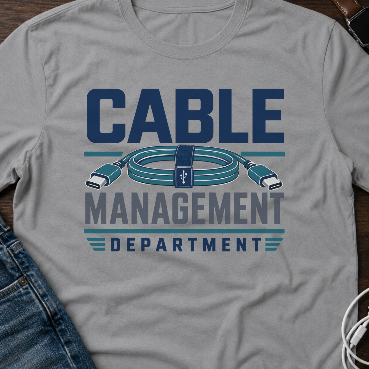 Cable Management Department T-Shirt
