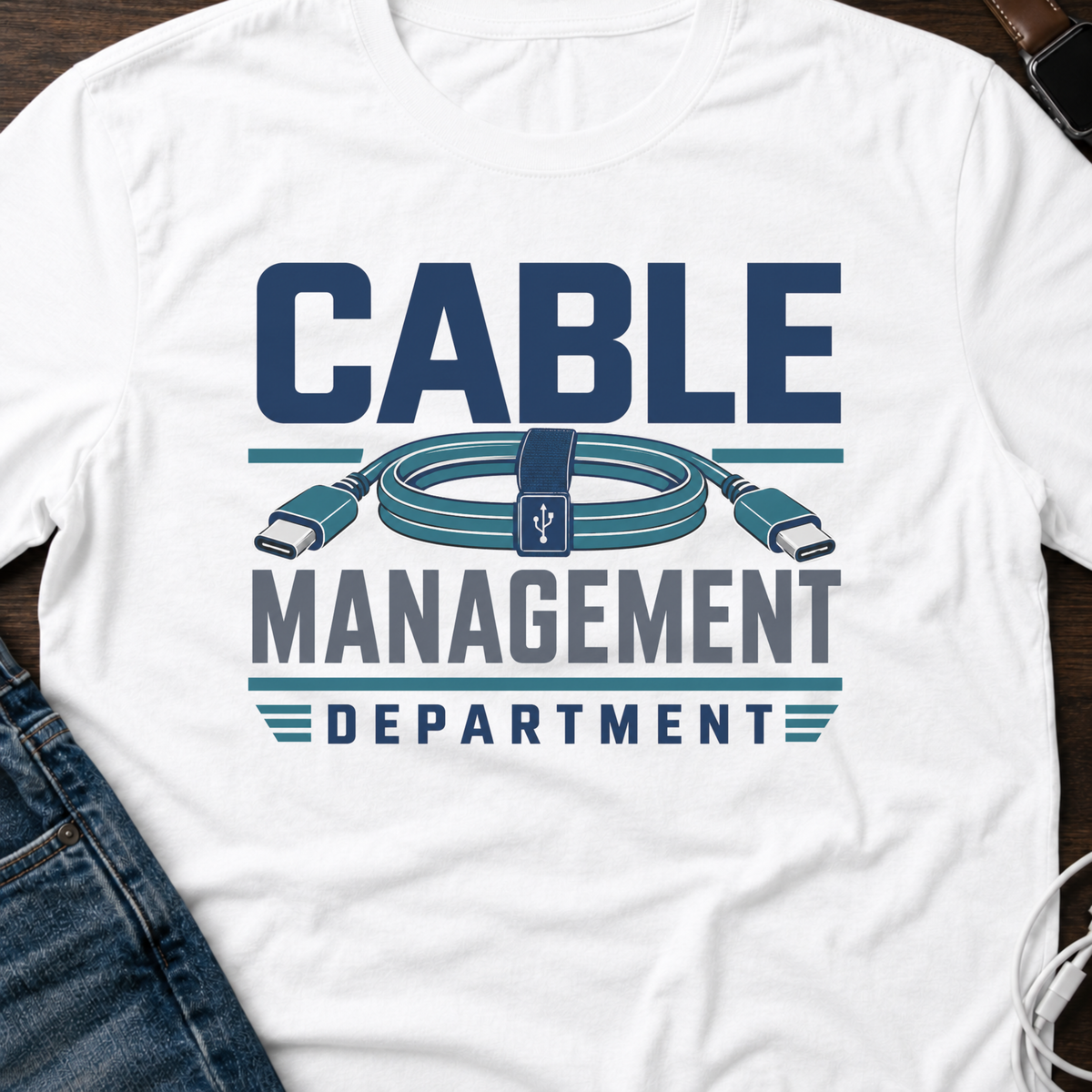 Cable Management Department T-Shirt