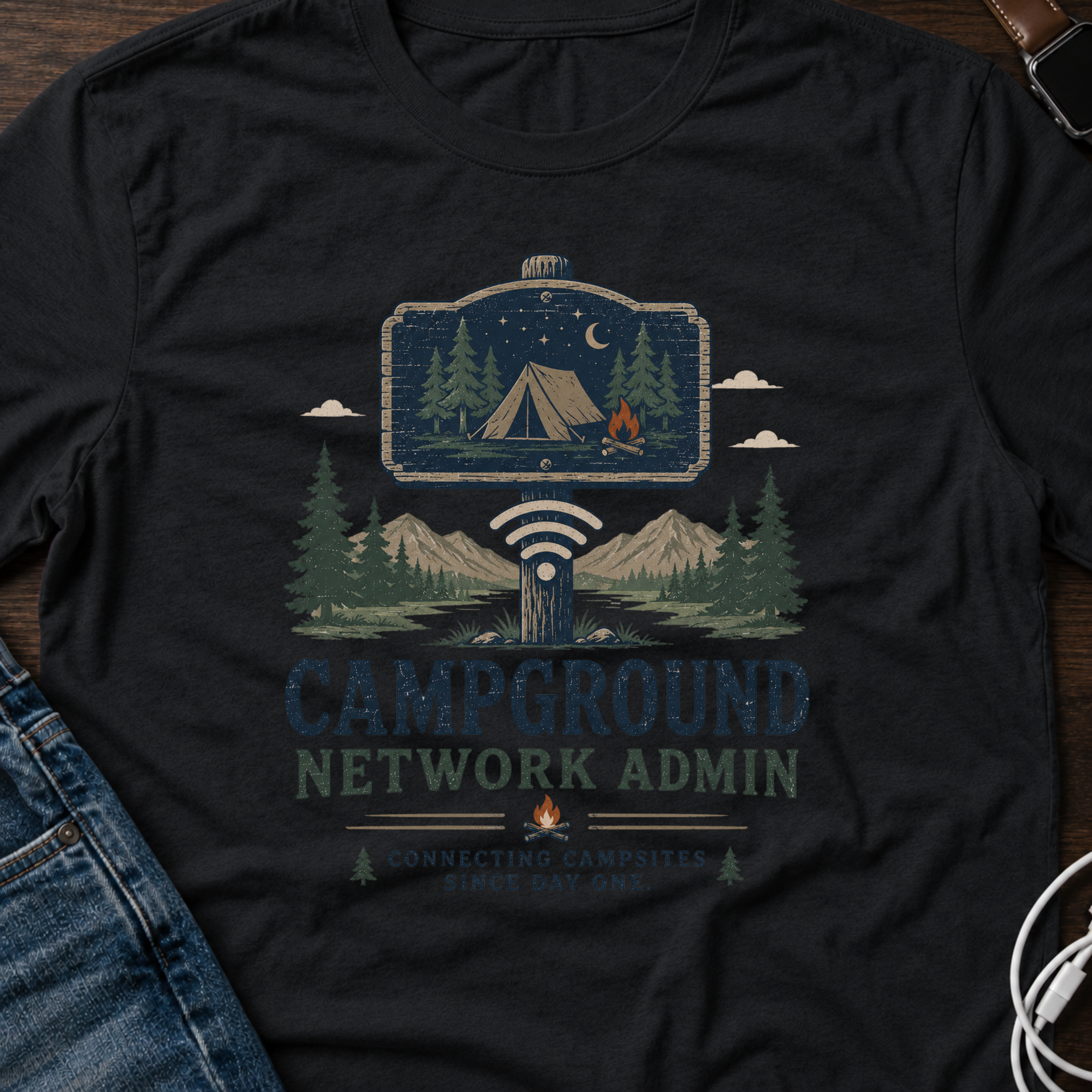 Campground Network Admin T-Shirt
