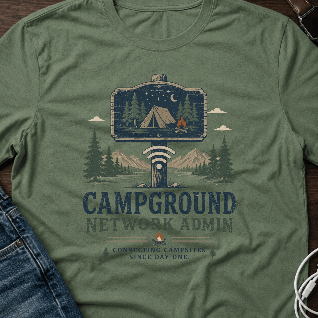 Campground Network Admin T-Shirt