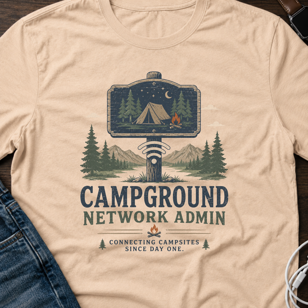 Campground Network Admin T-Shirt