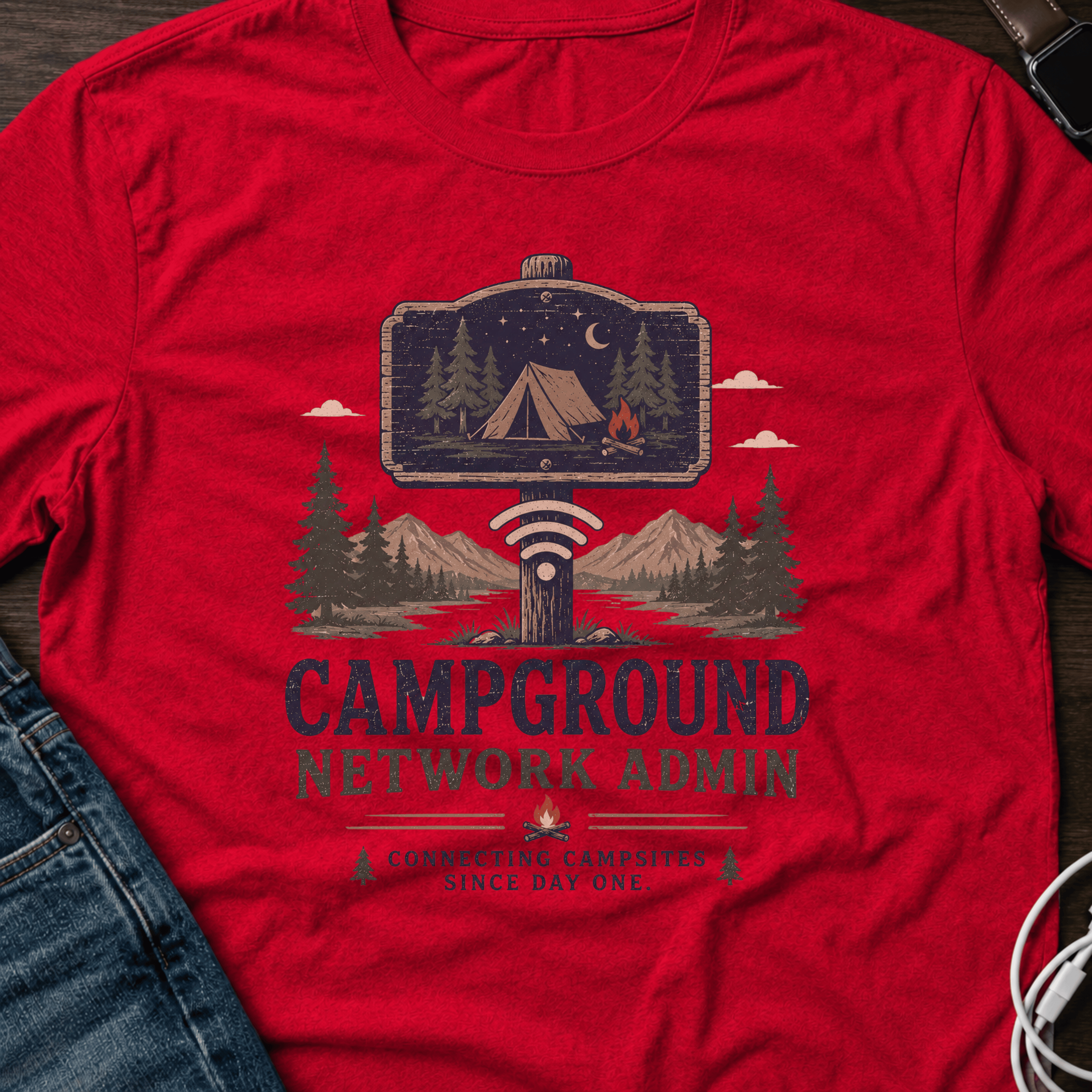 Campground Network Admin T-Shirt