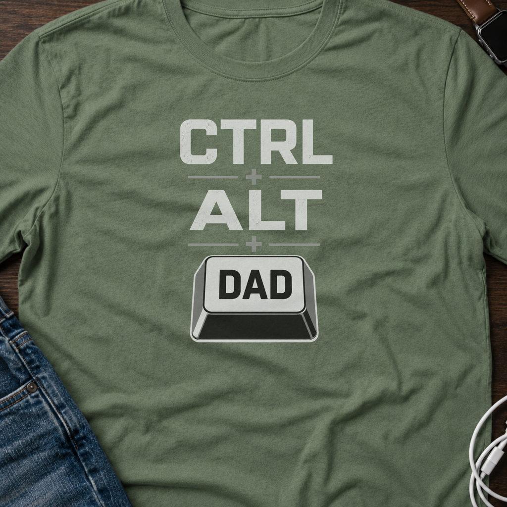 CTRL + ALT + DAD T-Shirt