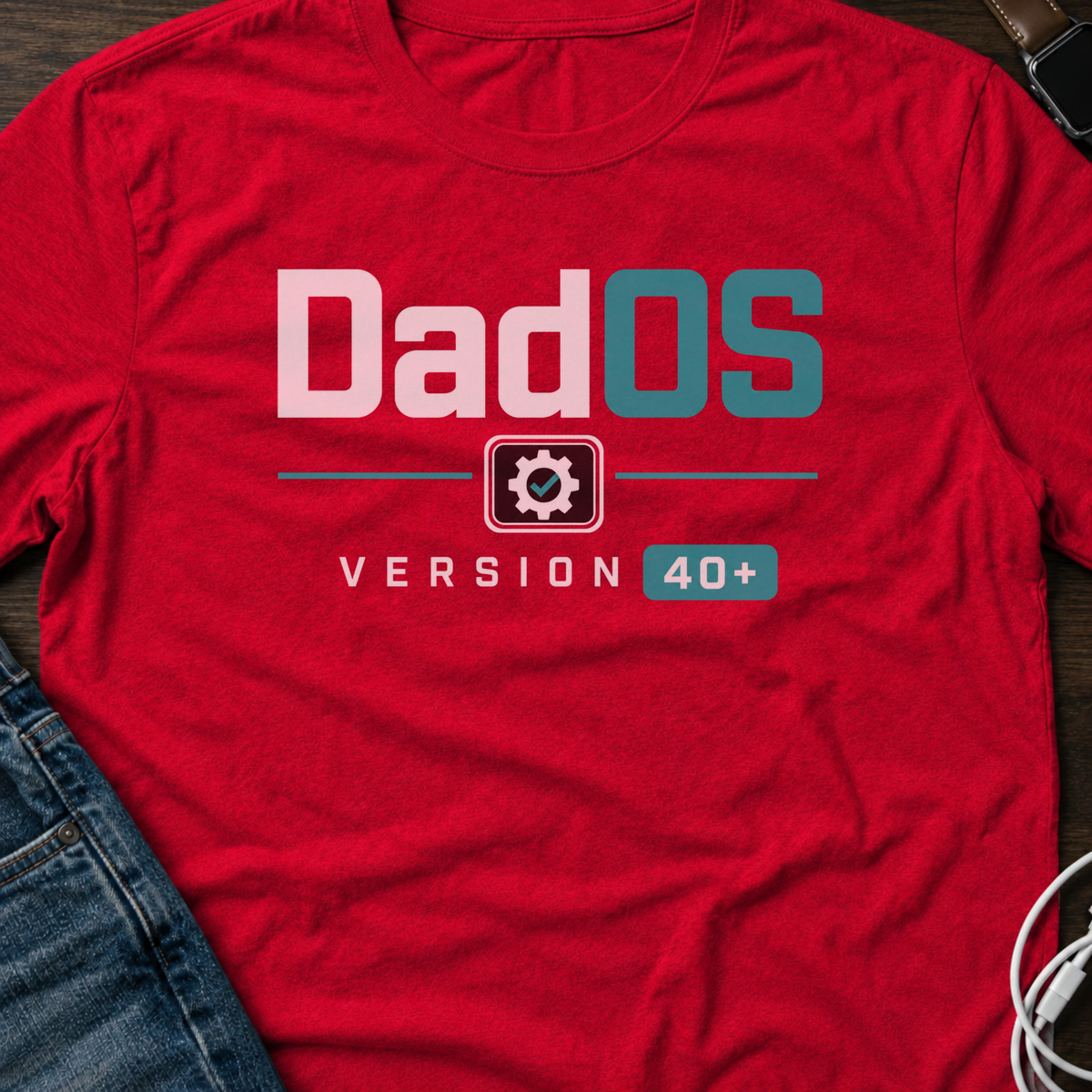 DadOS Version 40+ T-Shirt