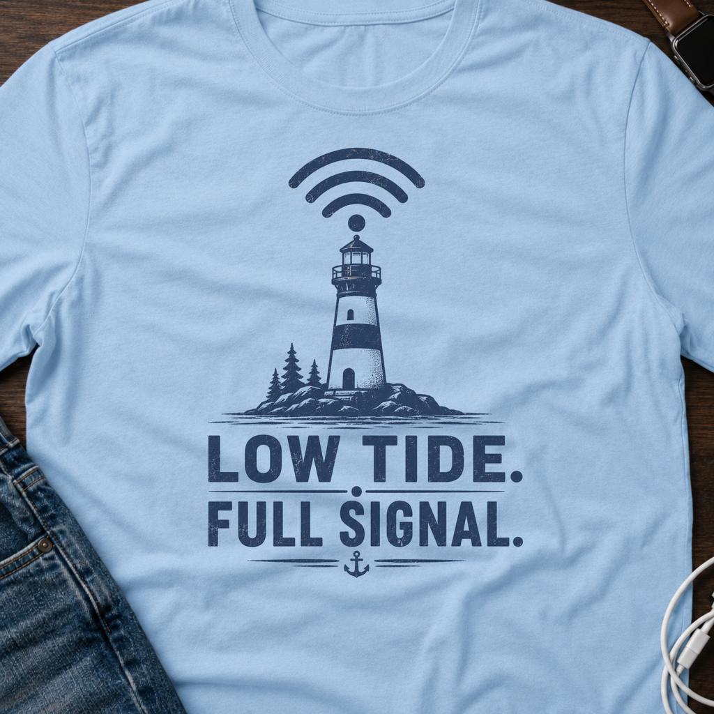 Low Tide, Full Signal T-Shirt