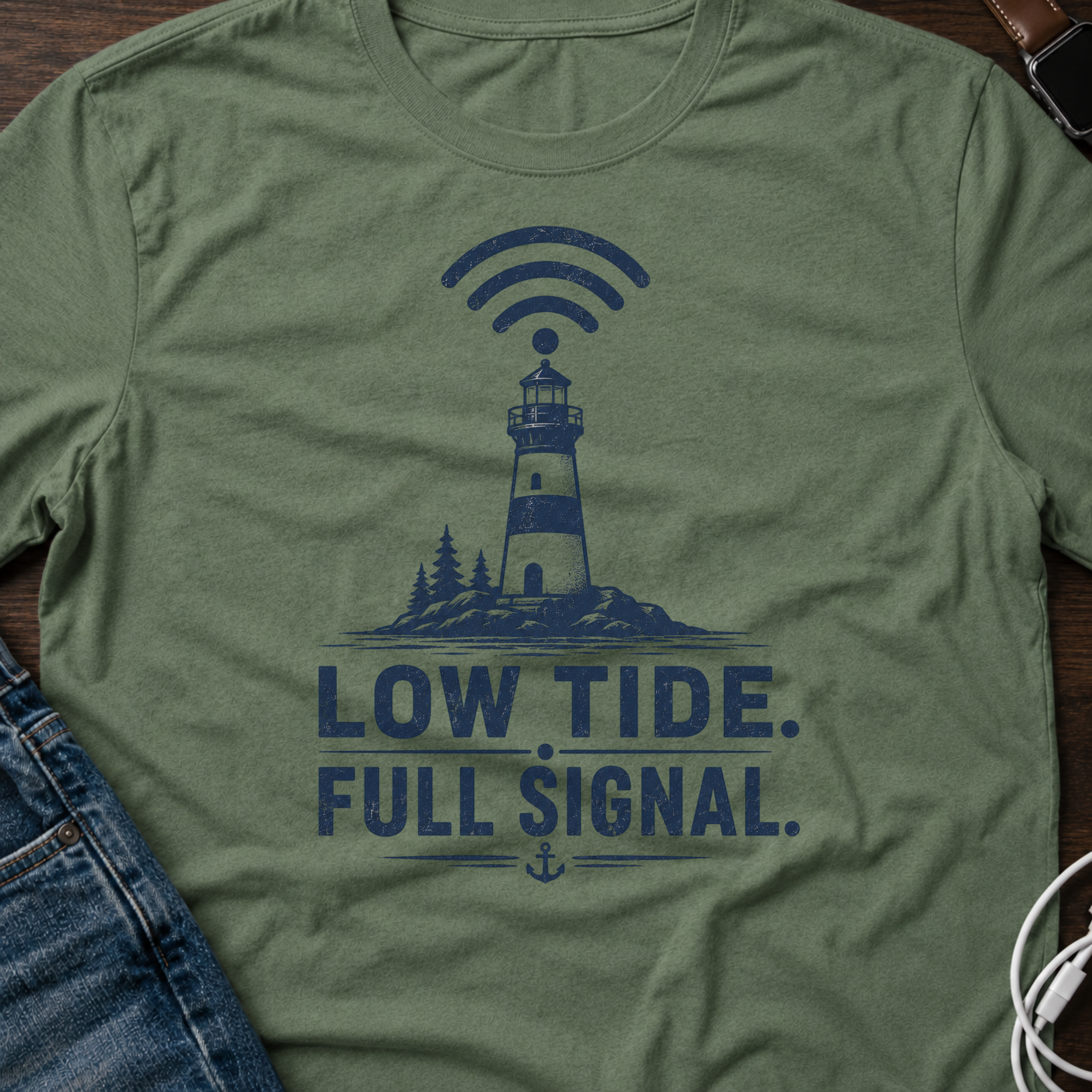 Low Tide, Full Signal T-Shirt