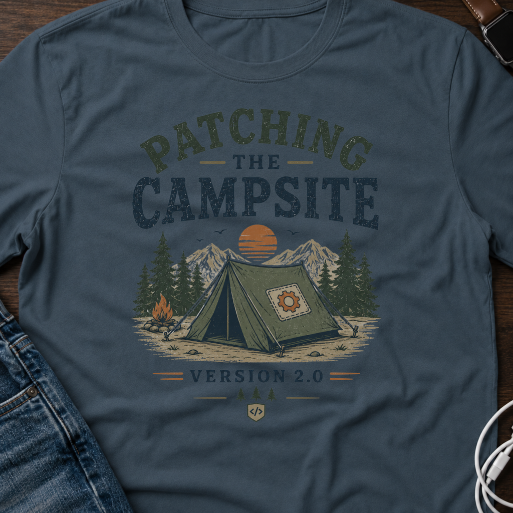 Patching the Campsite Version 2.0 T-Shirt