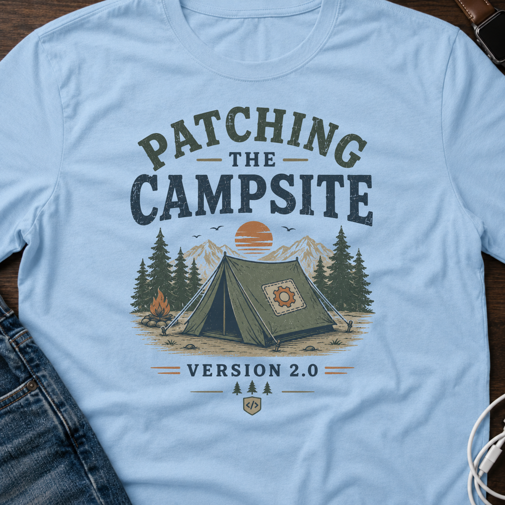 Patching the Campsite Version 2.0 T-Shirt