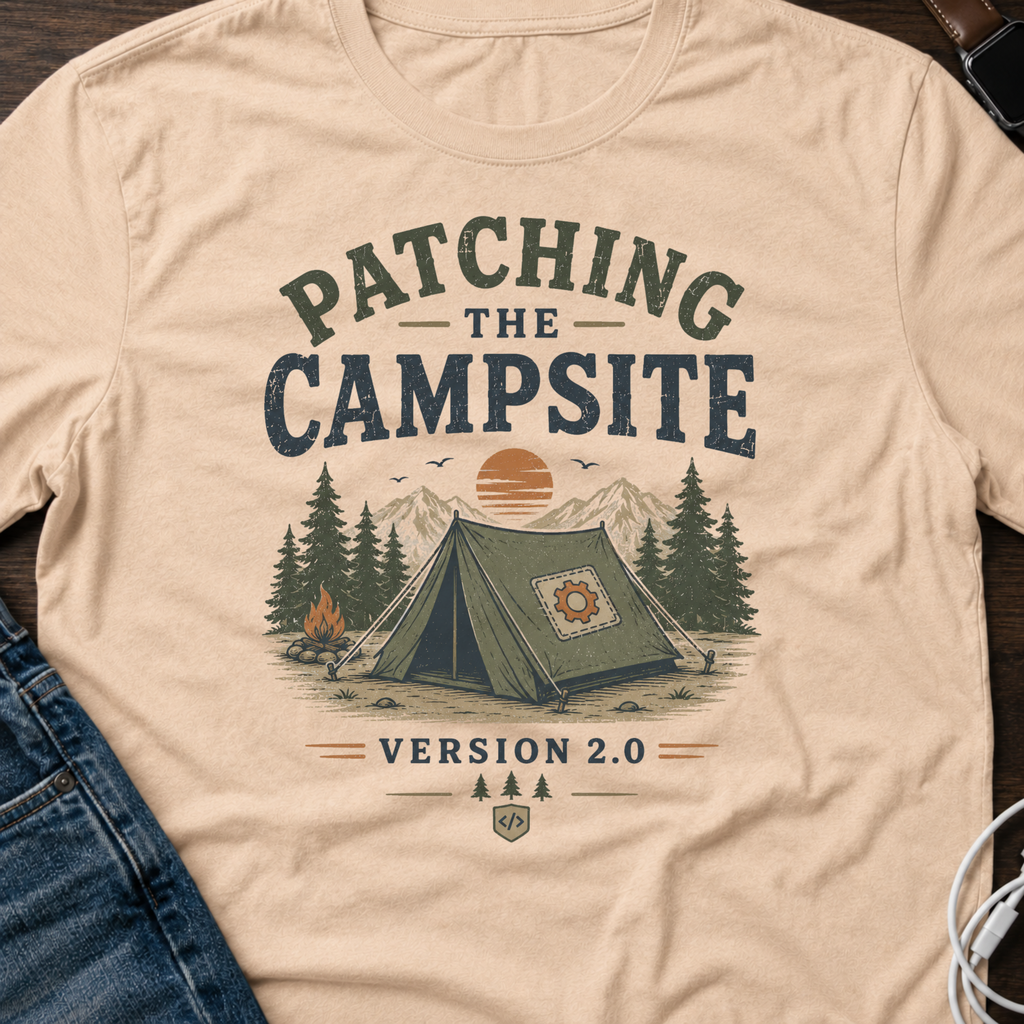 Patching the Campsite Version 2.0 T-Shirt