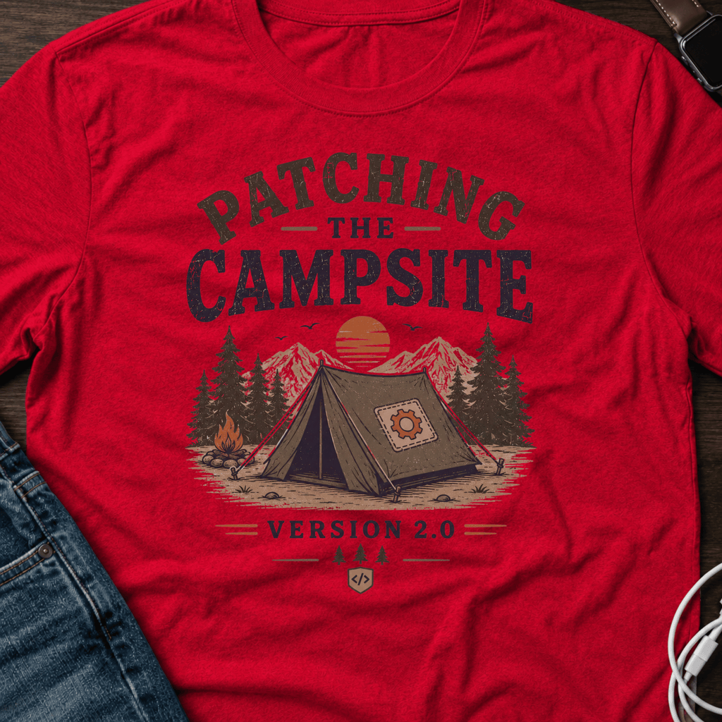 Patching the Campsite Version 2.0 T-Shirt