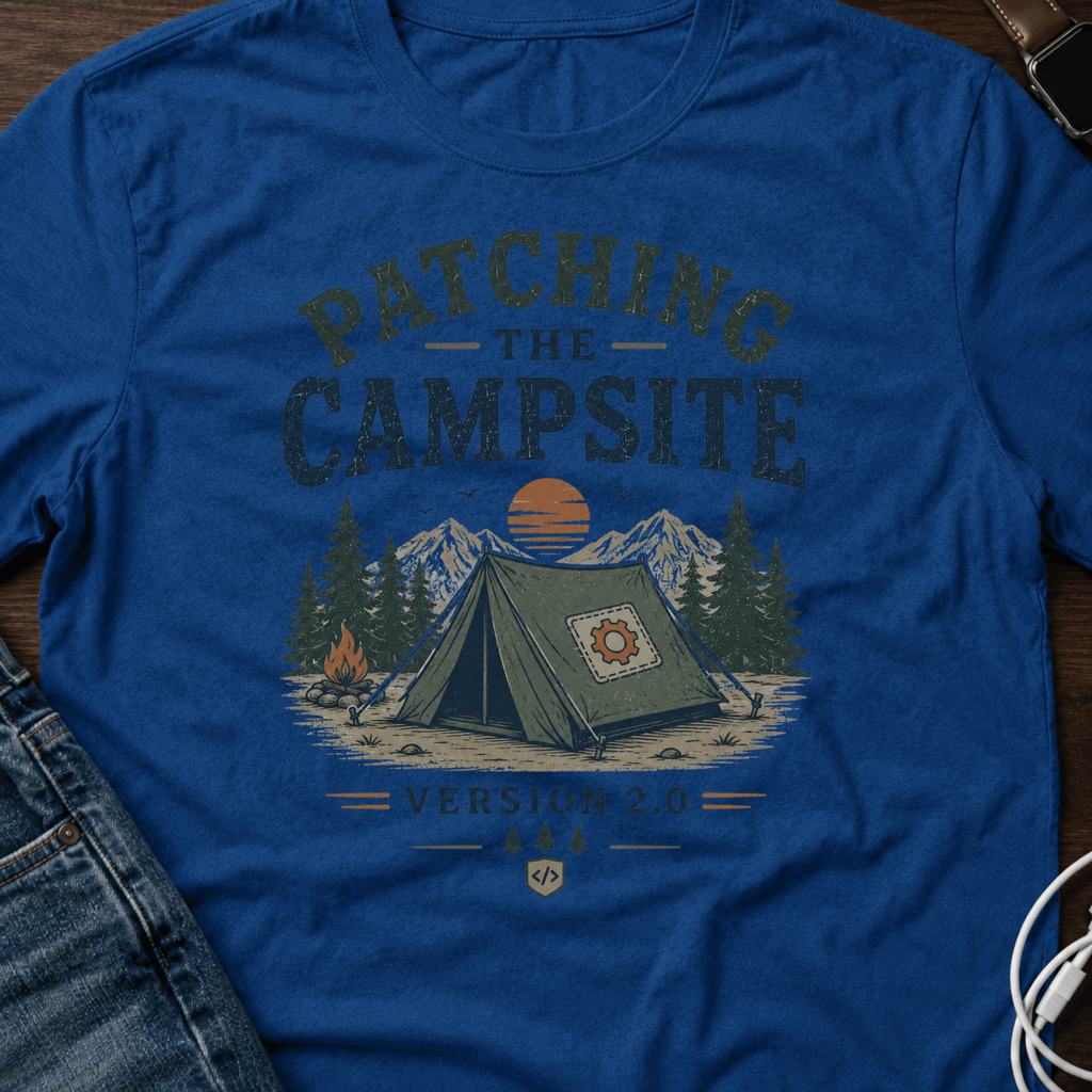 Patching the Campsite Version 2.0 T-Shirt